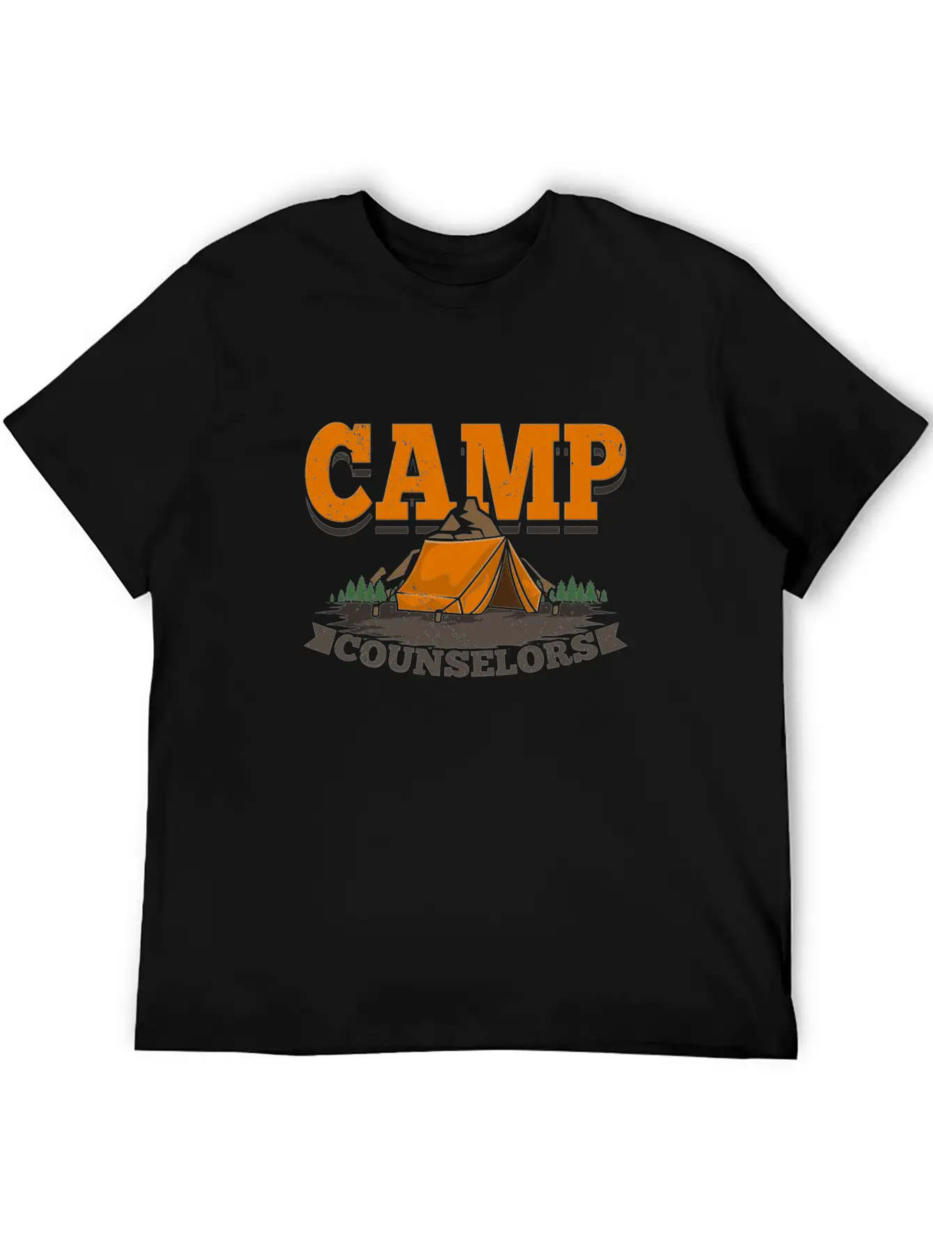Camping Camp Counselor Unisex Short Sleeve Soft Cotton T-Shirt – Casual Everyday Wear