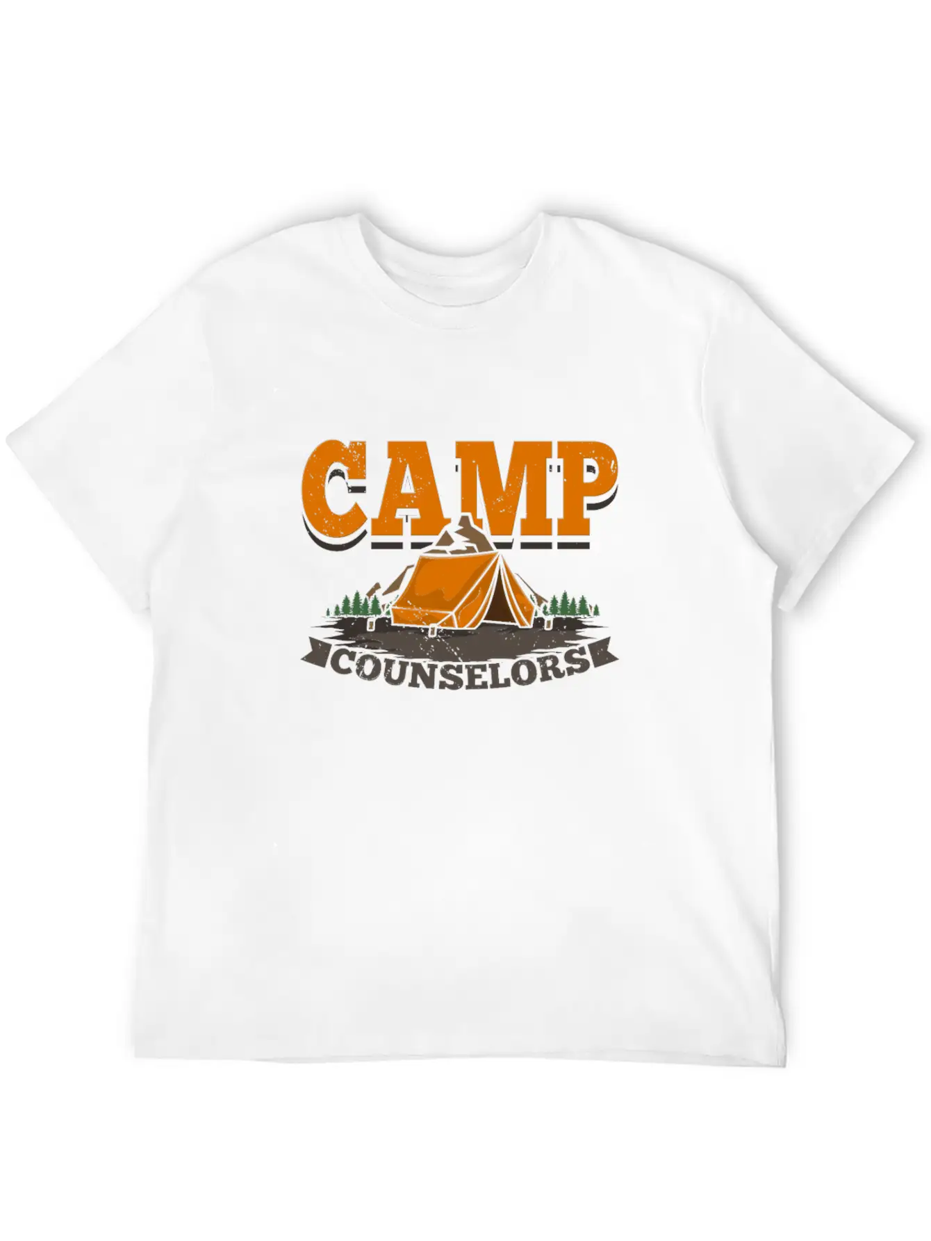 Camping Camp Counselor Unisex Short Sleeve Soft Cotton T-Shirt – Casual Everyday Wear