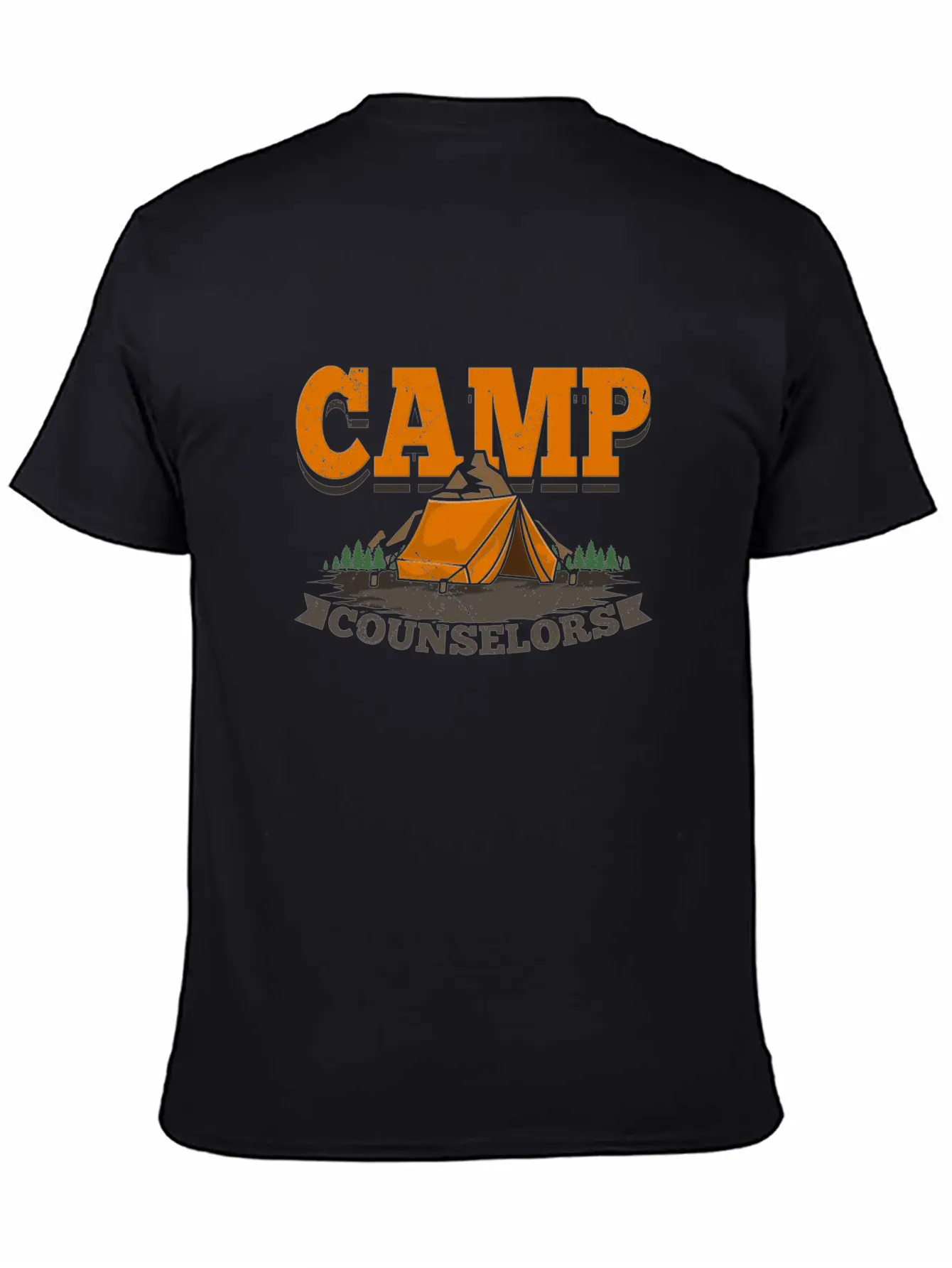 Camping Camp Counselor Unisex Short Sleeve Soft Cotton T-Shirt – Casual Everyday Wear