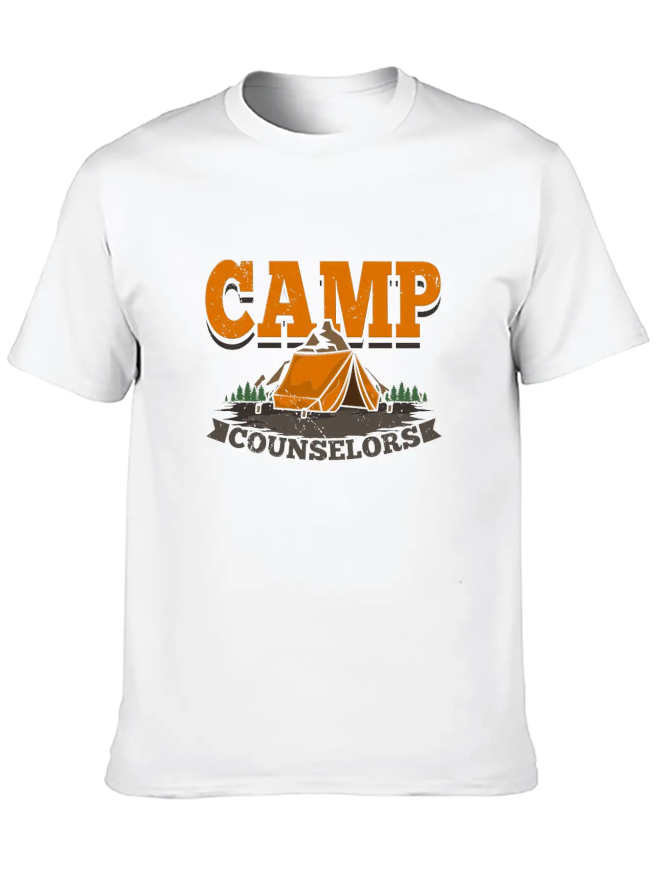 Camping Camp Counselor Unisex Short Sleeve Soft Cotton T-Shirt – Casual Everyday Wear