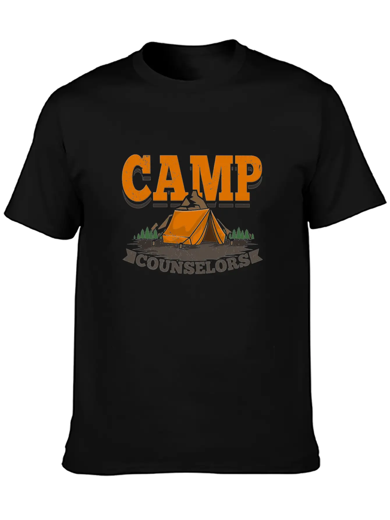 Camping Camp Counselor Unisex Short Sleeve Soft Cotton T-Shirt – Casual Everyday Wear