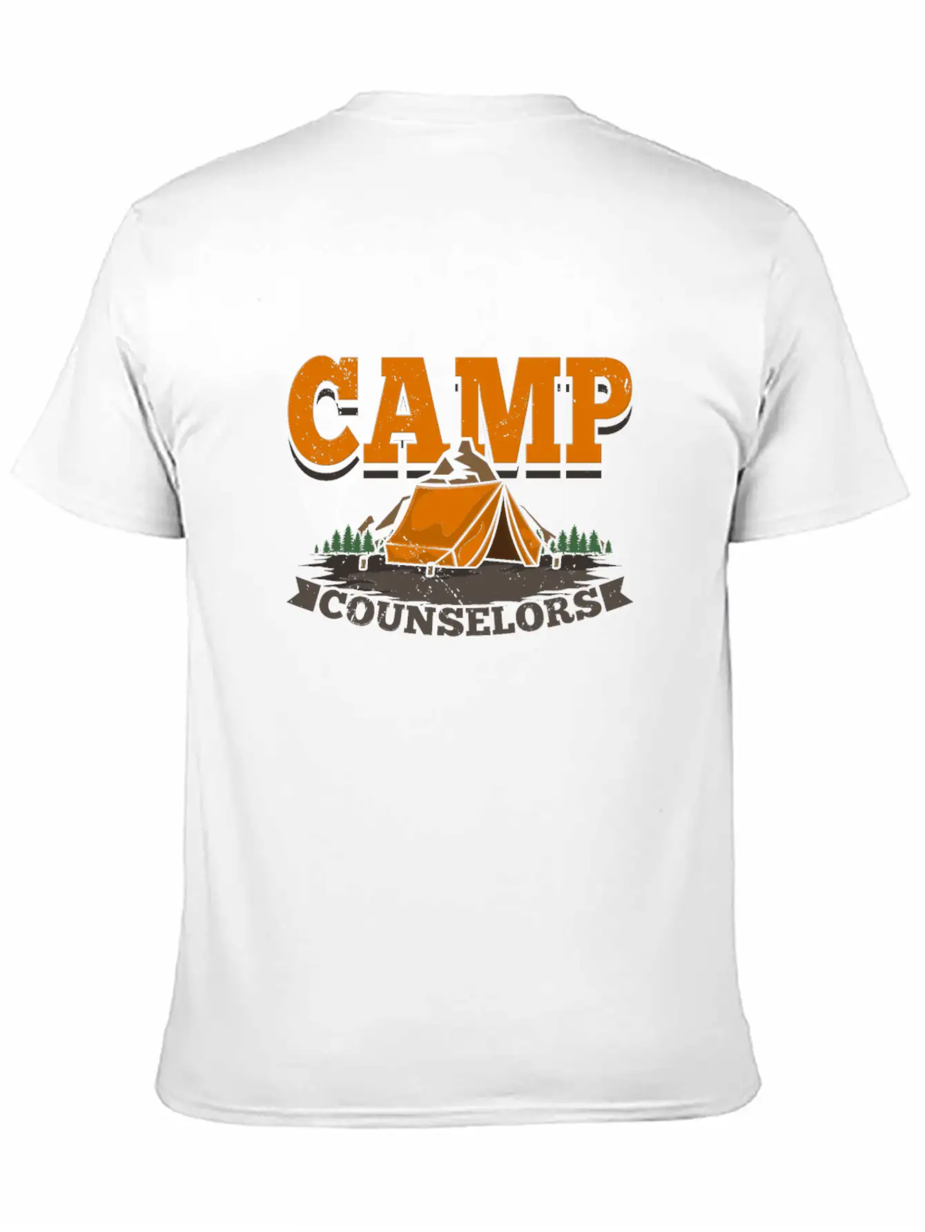 Camping Camp Counselor Unisex Short Sleeve Soft Cotton T-Shirt – Casual Everyday Wear