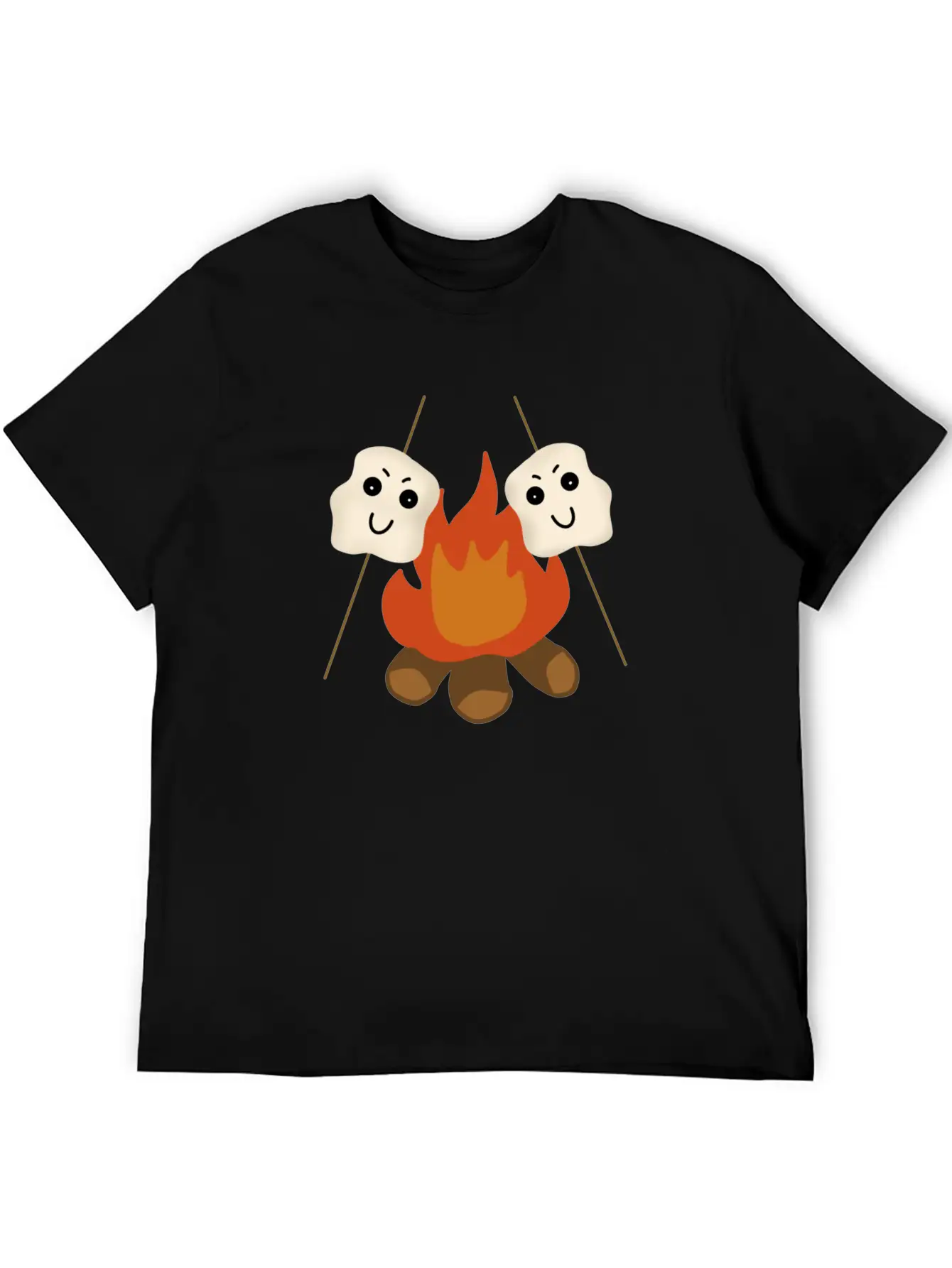 Camping Comfortable Minimalist Graphic Tee – Summer Style Essential
