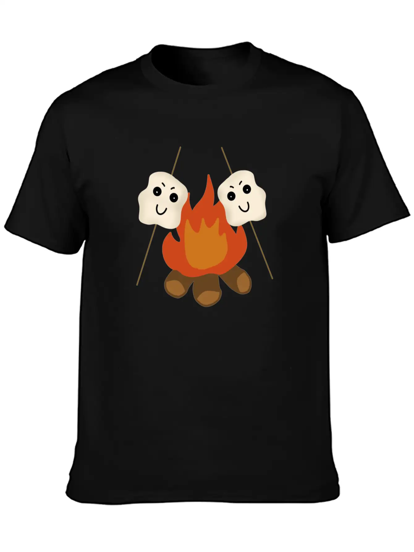 Camping Comfortable Minimalist Graphic Tee – Summer Style Essential
