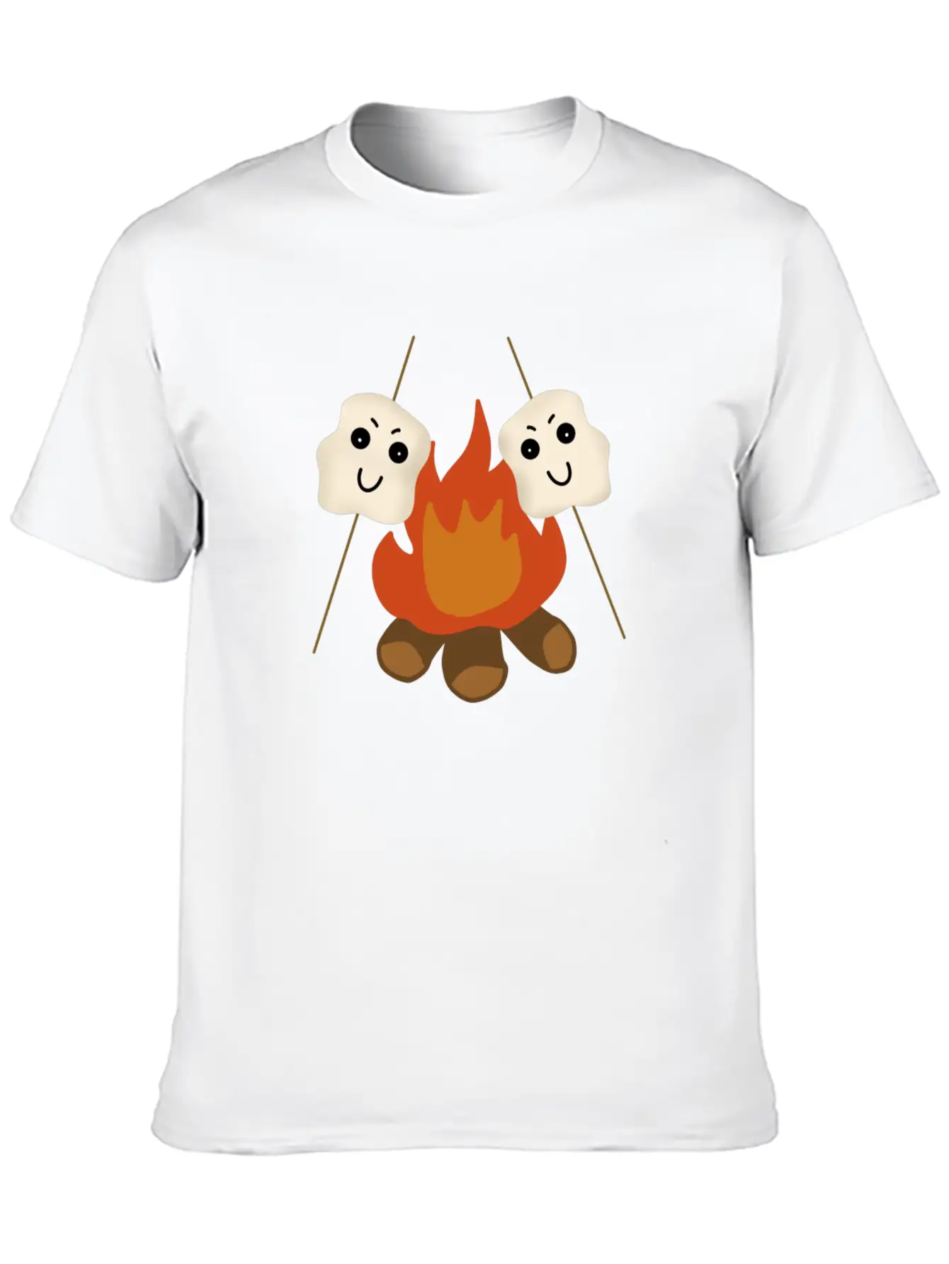 Camping Comfortable Minimalist Graphic Tee – Summer Style Essential