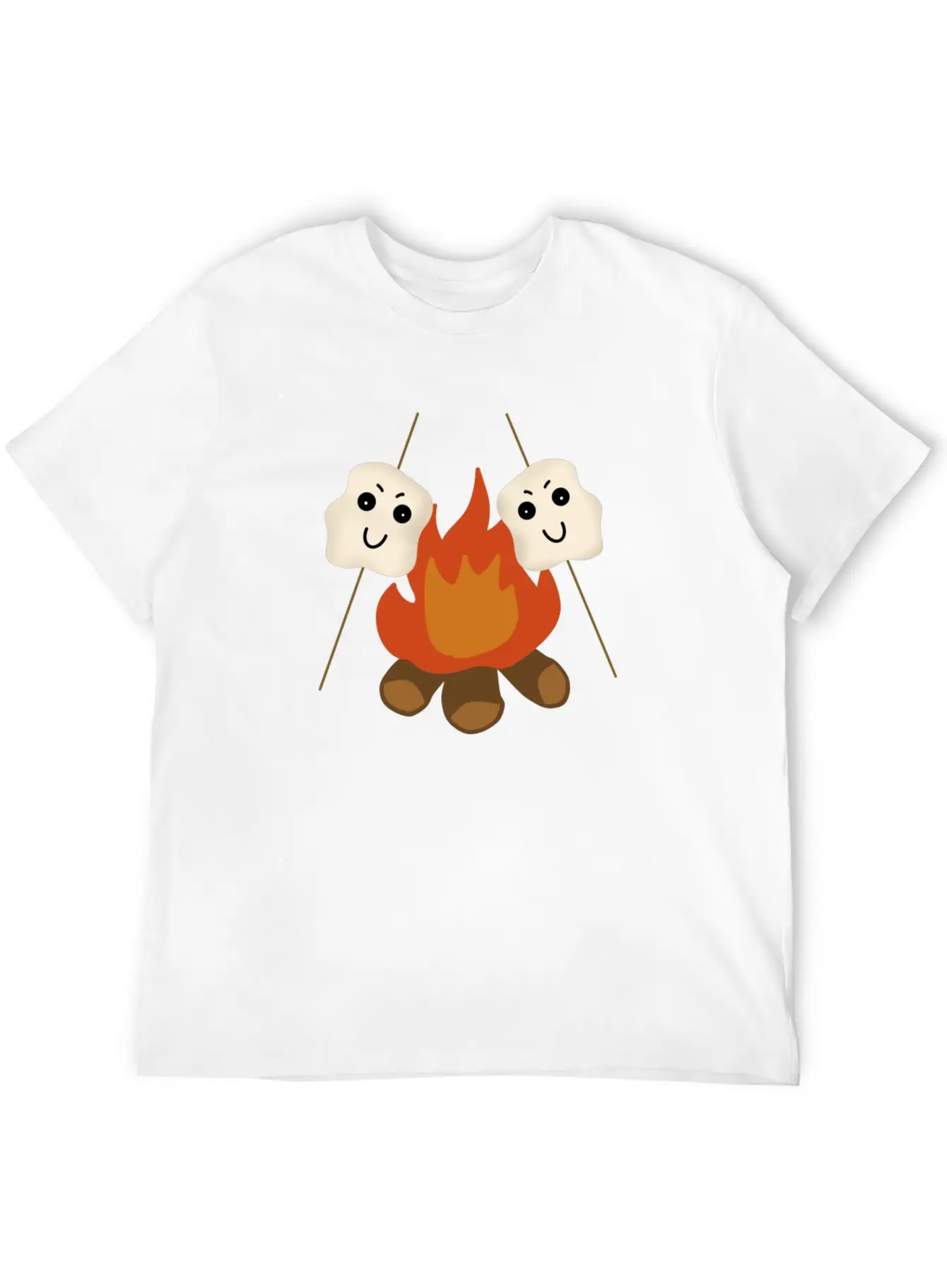 Camping Comfortable Minimalist Graphic Tee – Summer Style Essential