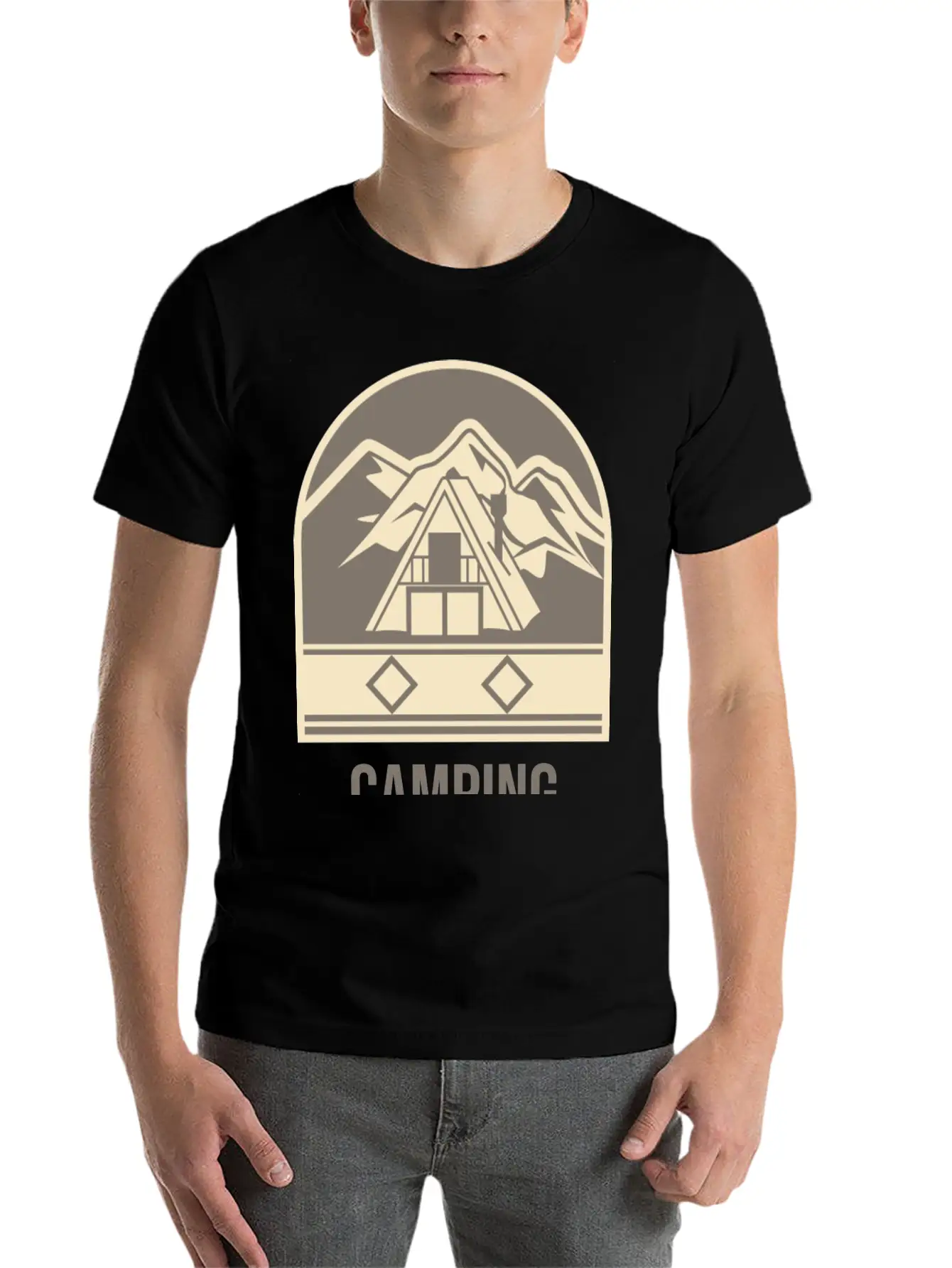 Camping Fills The Soul Camping Comfortable Minimalist Graphic Tee – Summer Style Essential