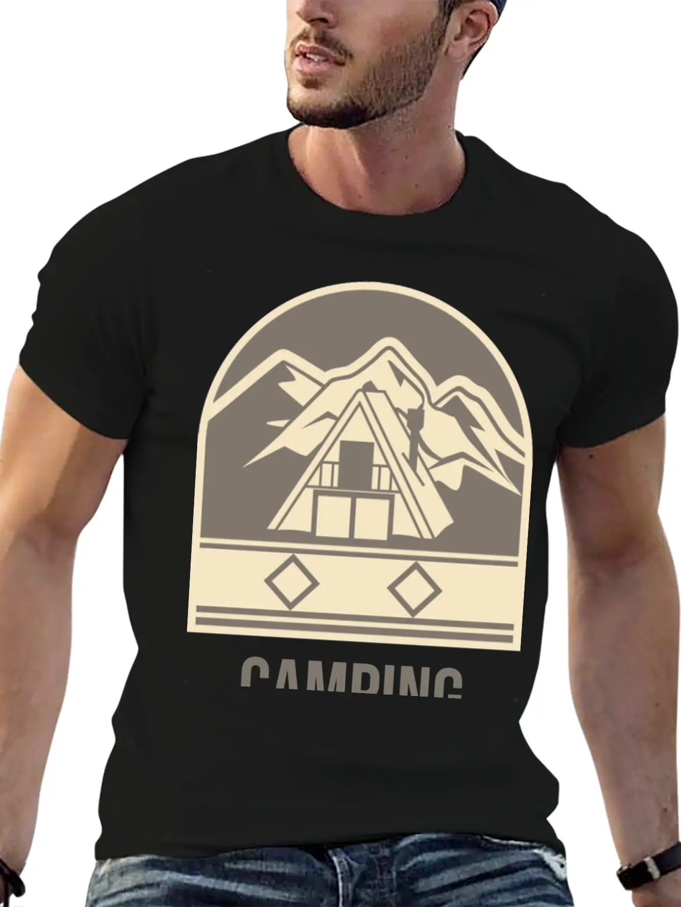 Camping Fills The Soul Camping Comfortable Minimalist Graphic Tee – Summer Style Essential