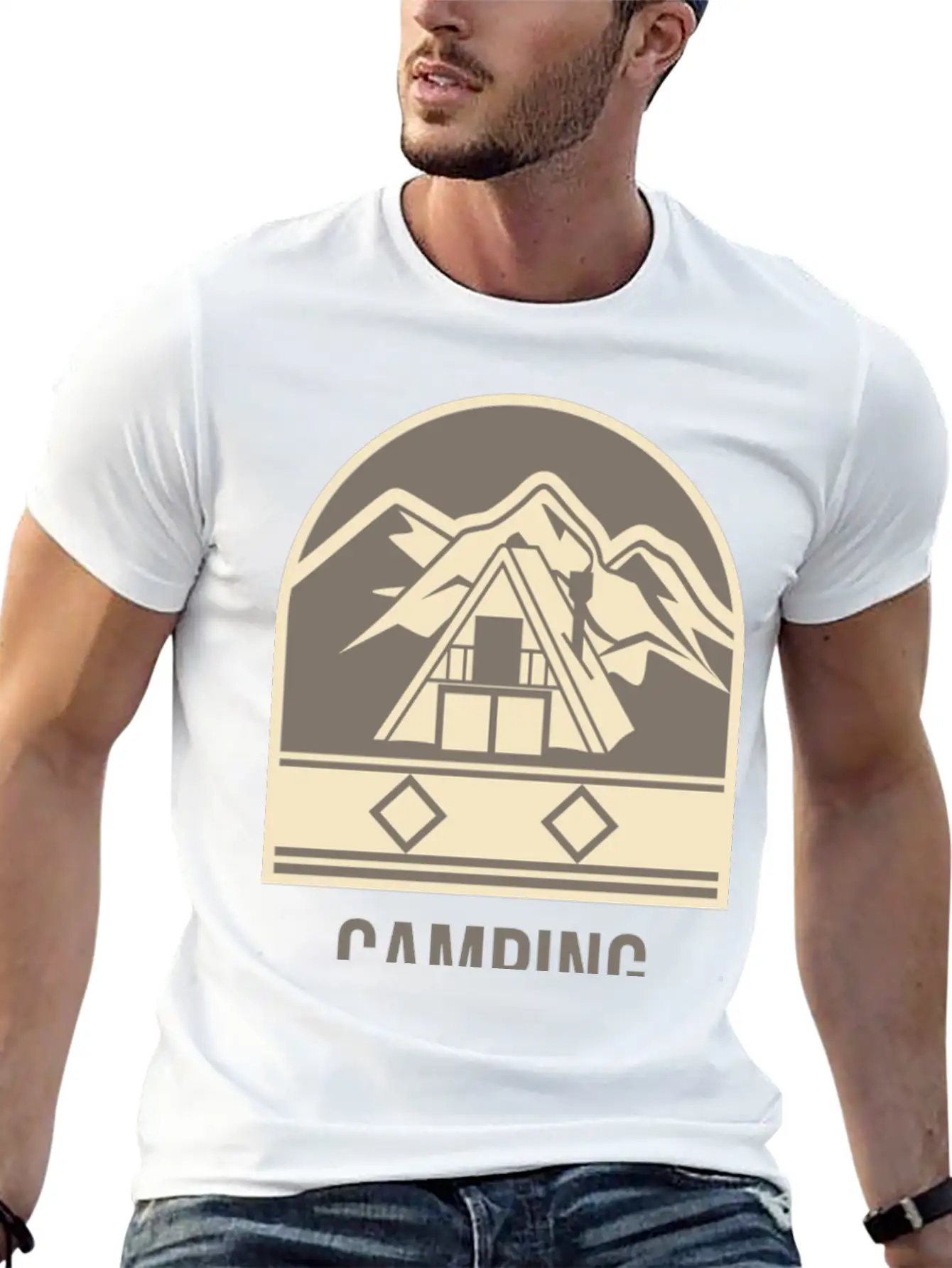 Camping Fills The Soul Camping Comfortable Minimalist Graphic Tee – Summer Style Essential