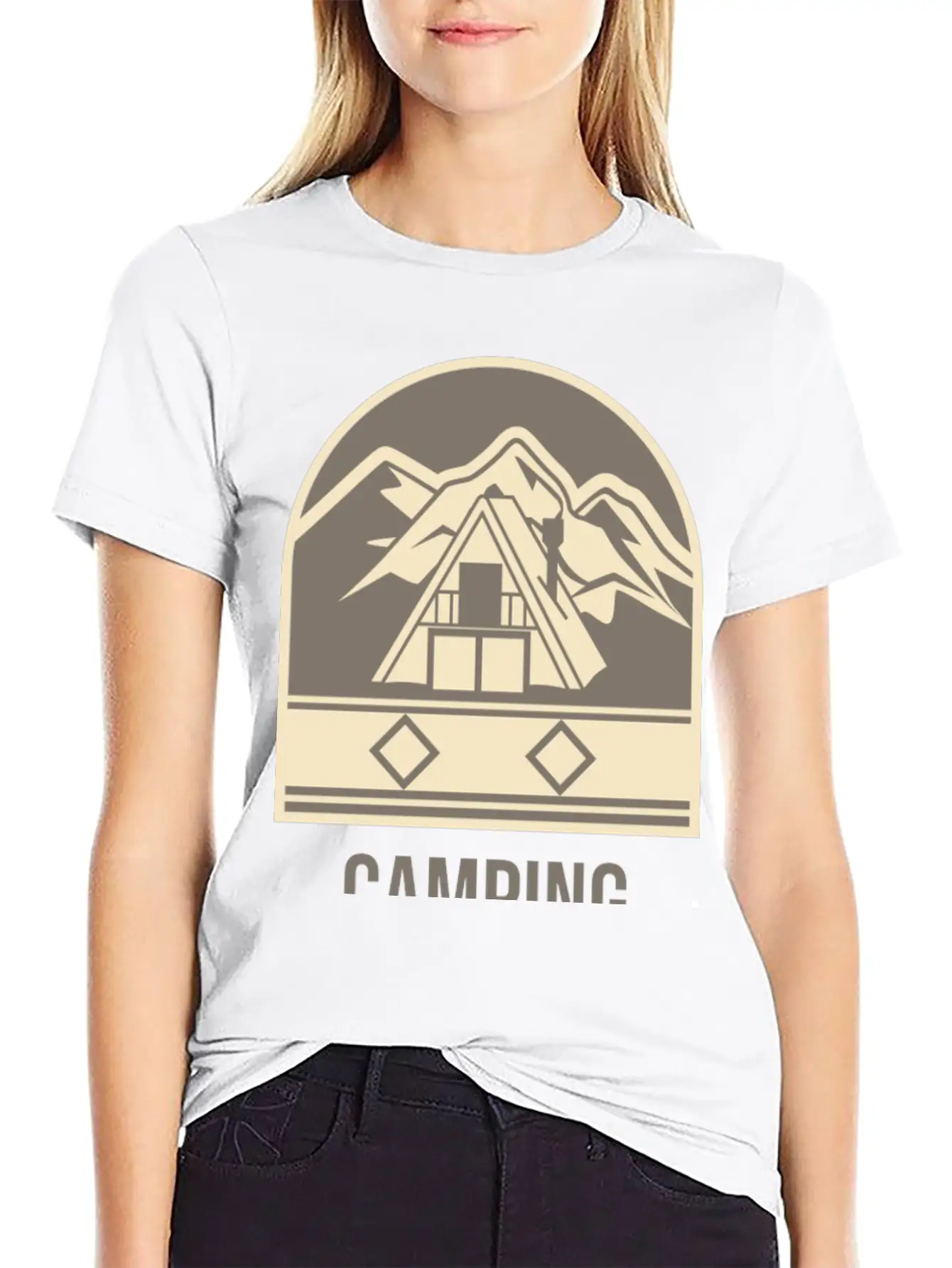 Camping Fills The Soul Camping Comfortable Minimalist Graphic Tee – Summer Style Essential