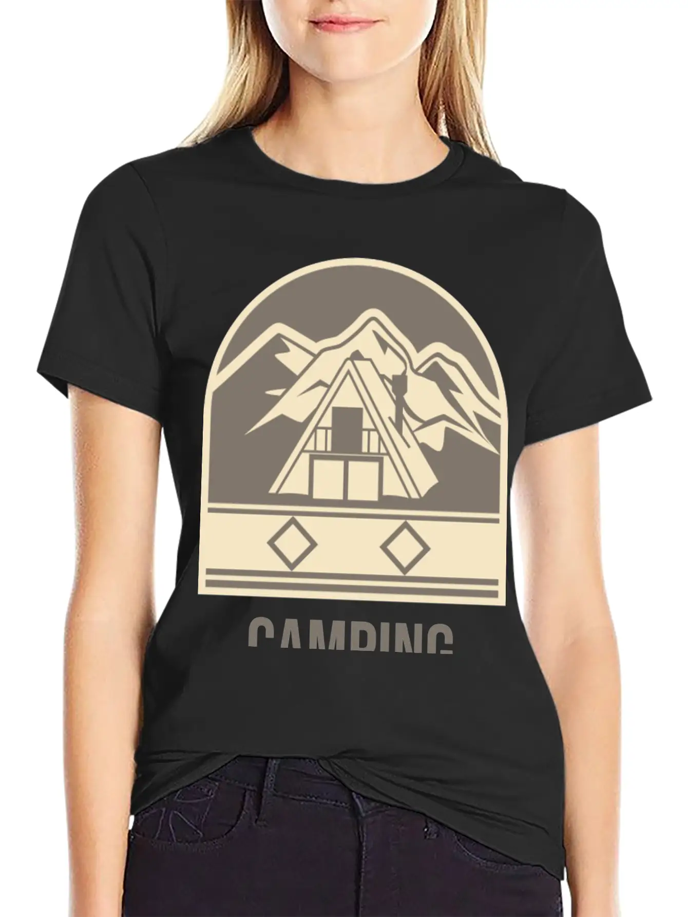 Camping Fills The Soul Camping Comfortable Minimalist Graphic Tee – Summer Style Essential
