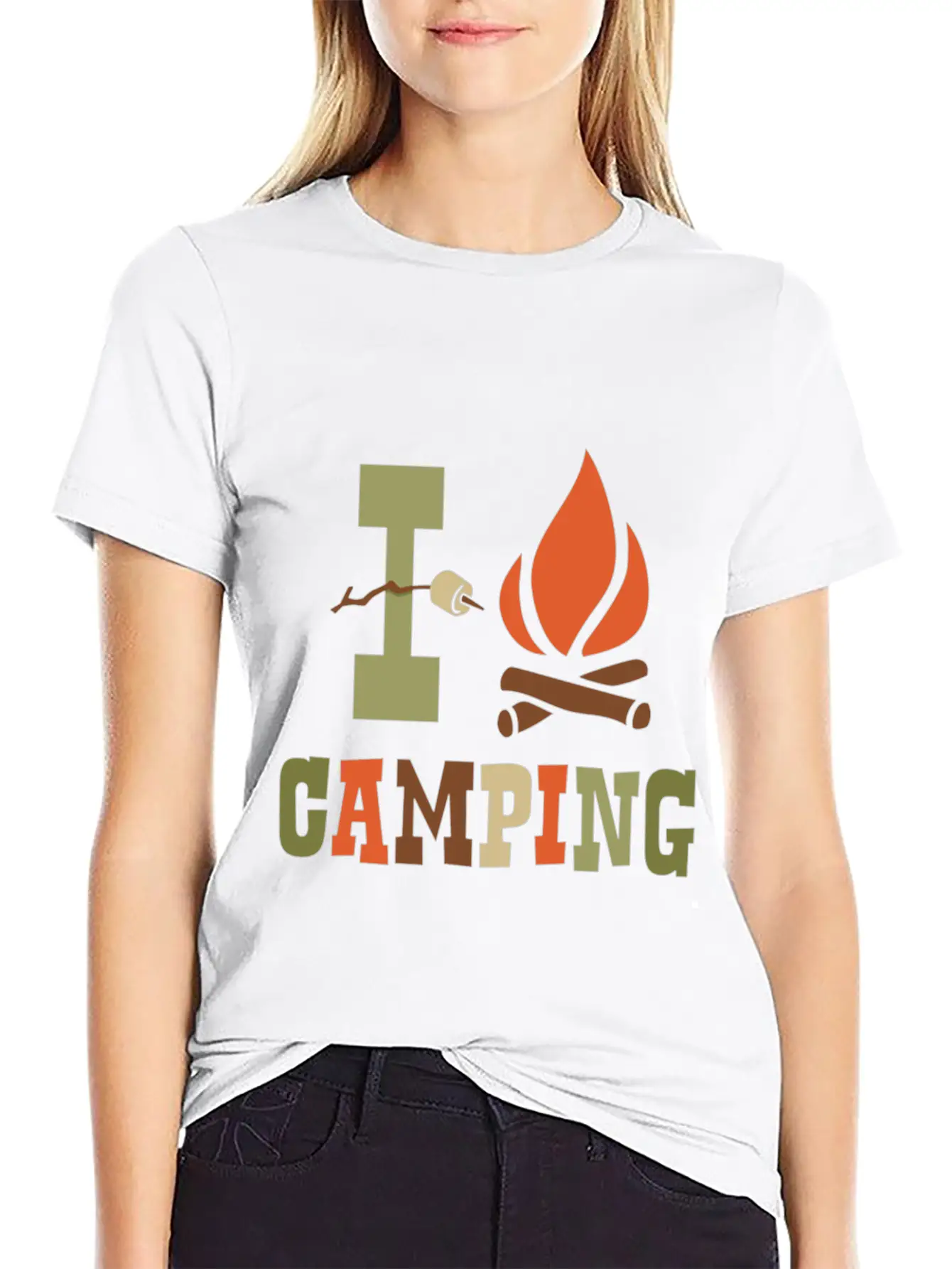 Camping I Camping Shirt Timeless Short Sleeve Tee – Comfy And Minimalist Design