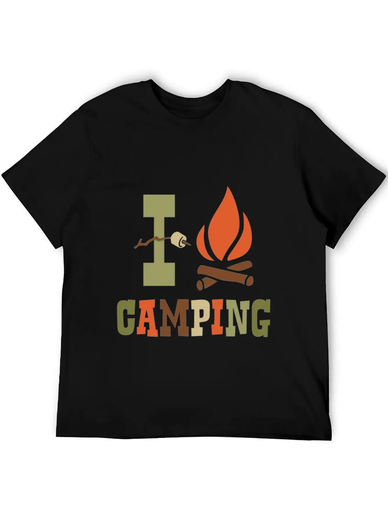 Camping I Camping Shirt Timeless Short Sleeve Tee – Comfy And Minimalist Design