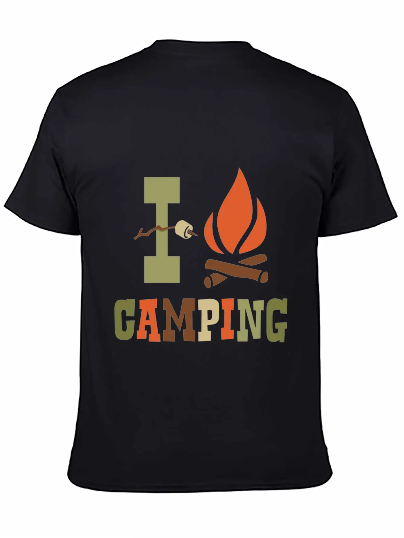 Camping I Camping Shirt Timeless Short Sleeve Tee – Comfy And Minimalist Design