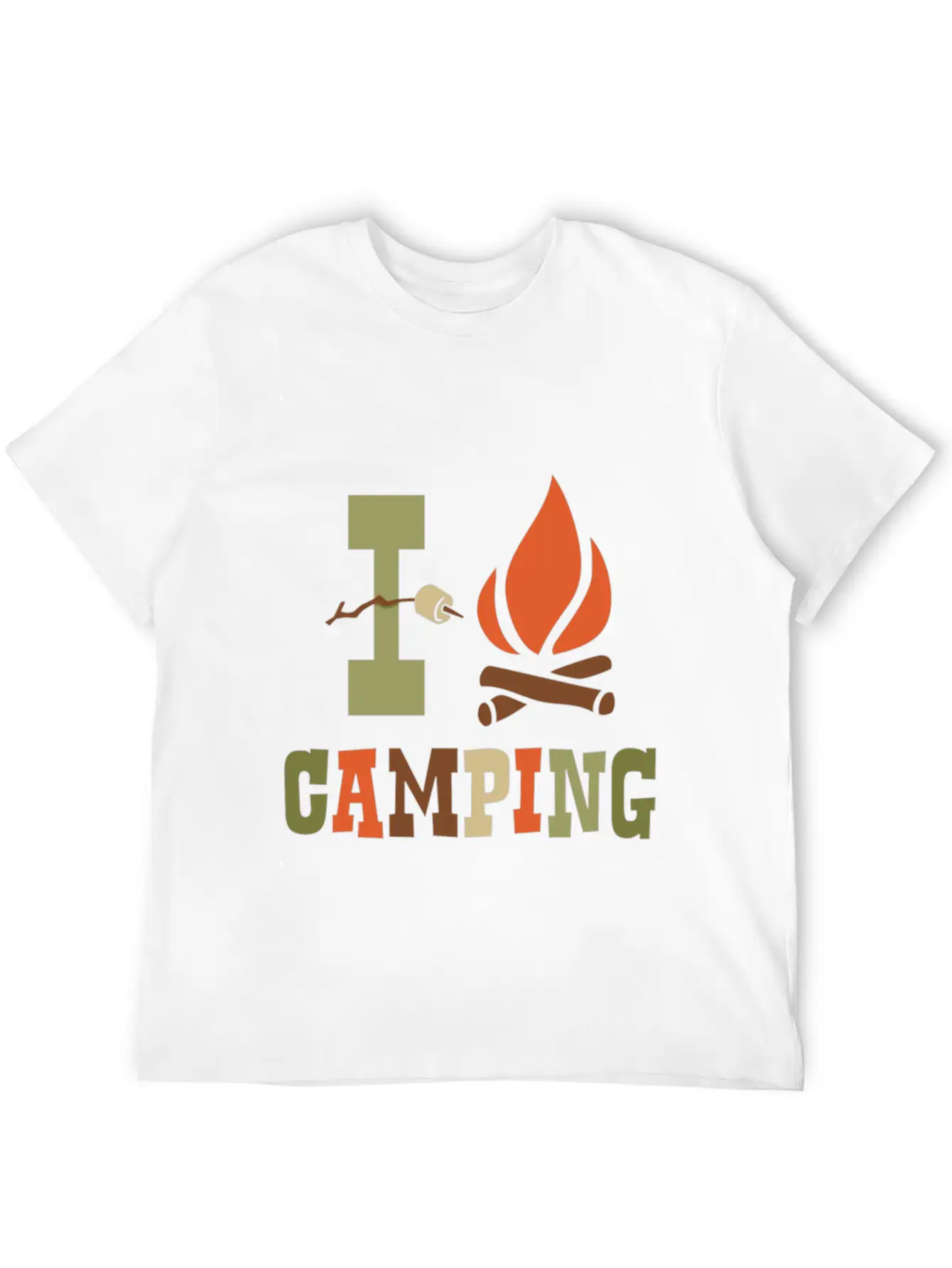 Camping I Camping Shirt Timeless Short Sleeve Tee – Comfy And Minimalist Design