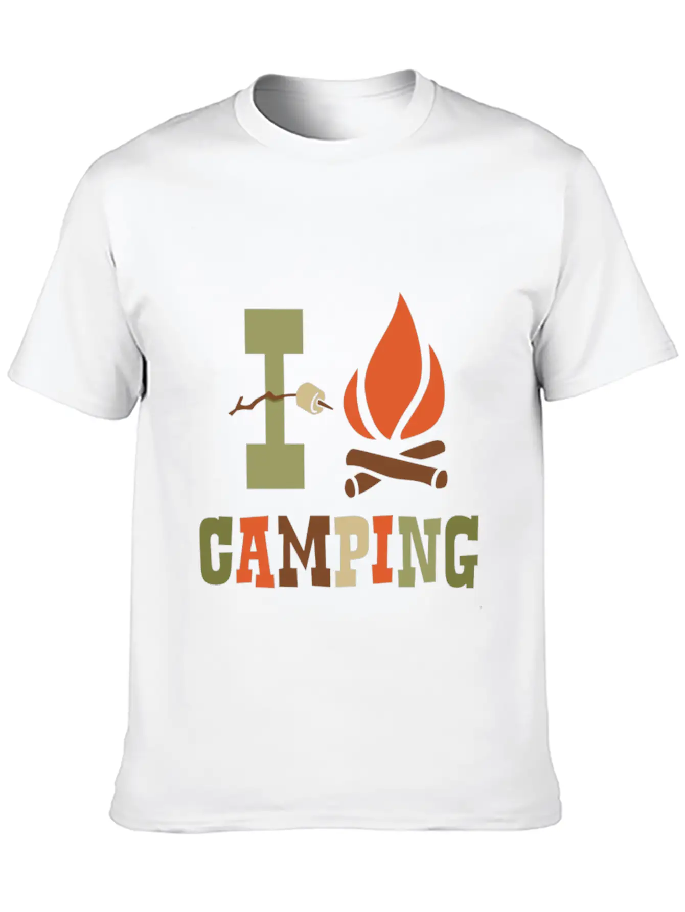 Camping I Camping Shirt Timeless Short Sleeve Tee – Comfy And Minimalist Design