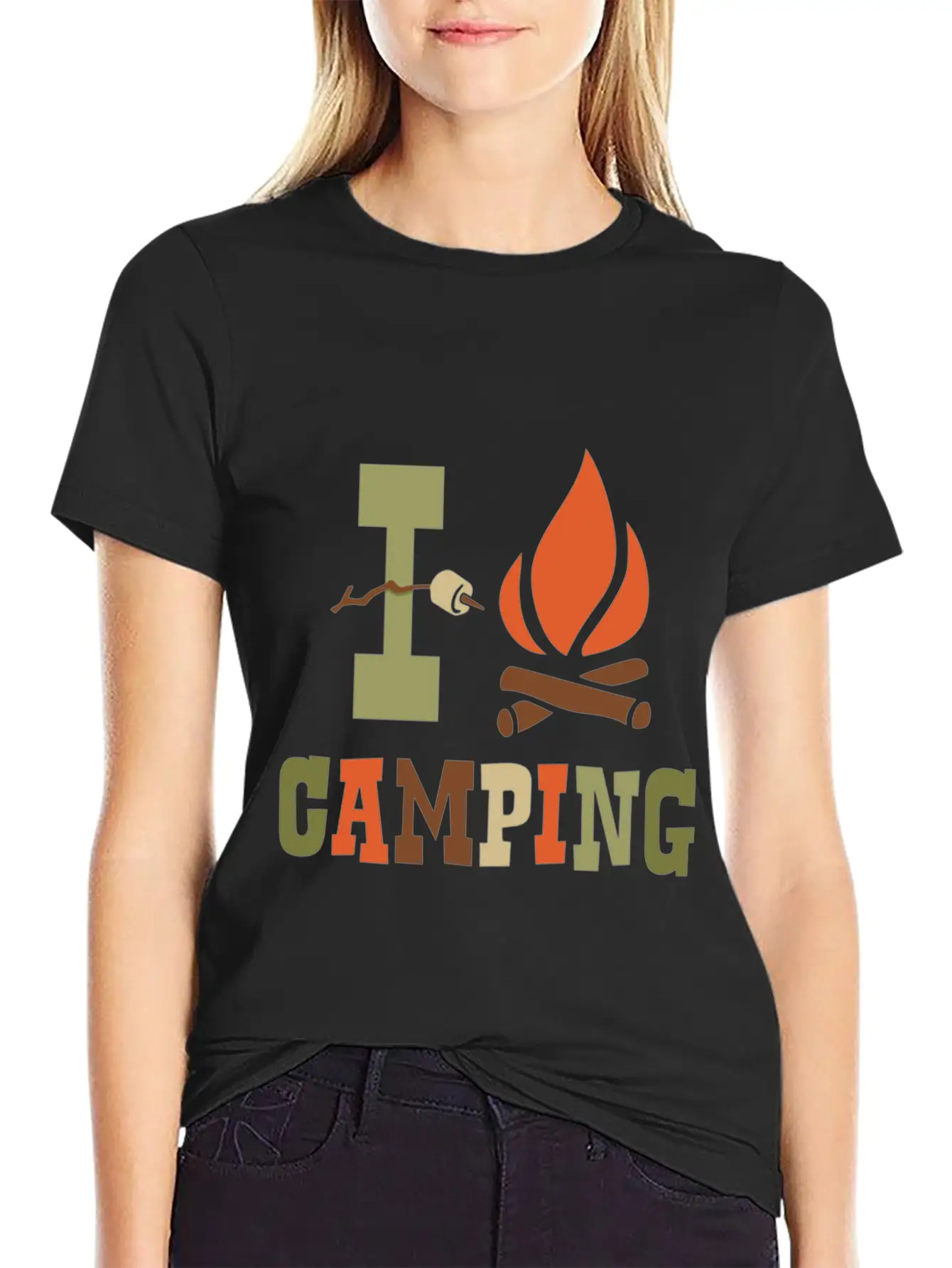 Camping I Camping Shirt Timeless Short Sleeve Tee – Comfy And Minimalist Design