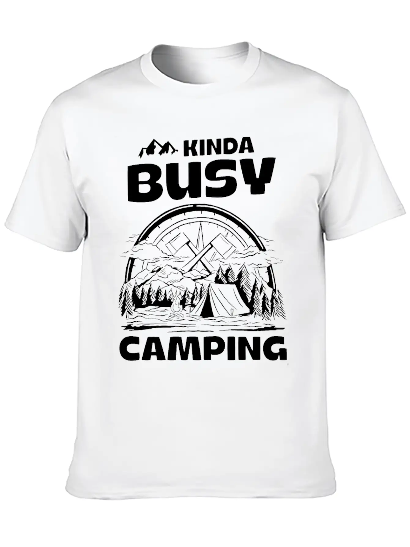 Camping Timeless Short Sleeve Tee – Comfy And Minimalist Design