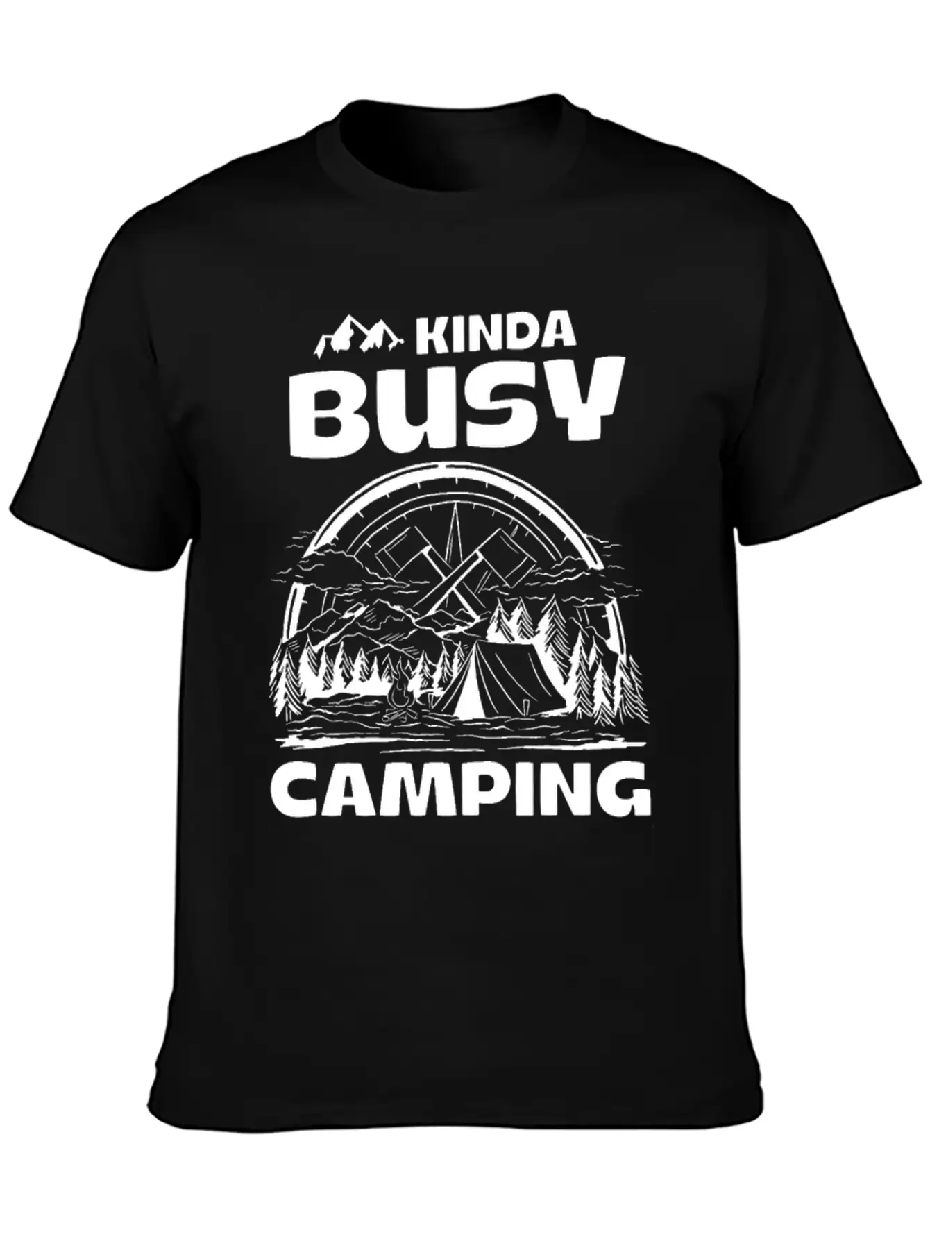 Camping Timeless Short Sleeve Tee – Comfy And Minimalist Design