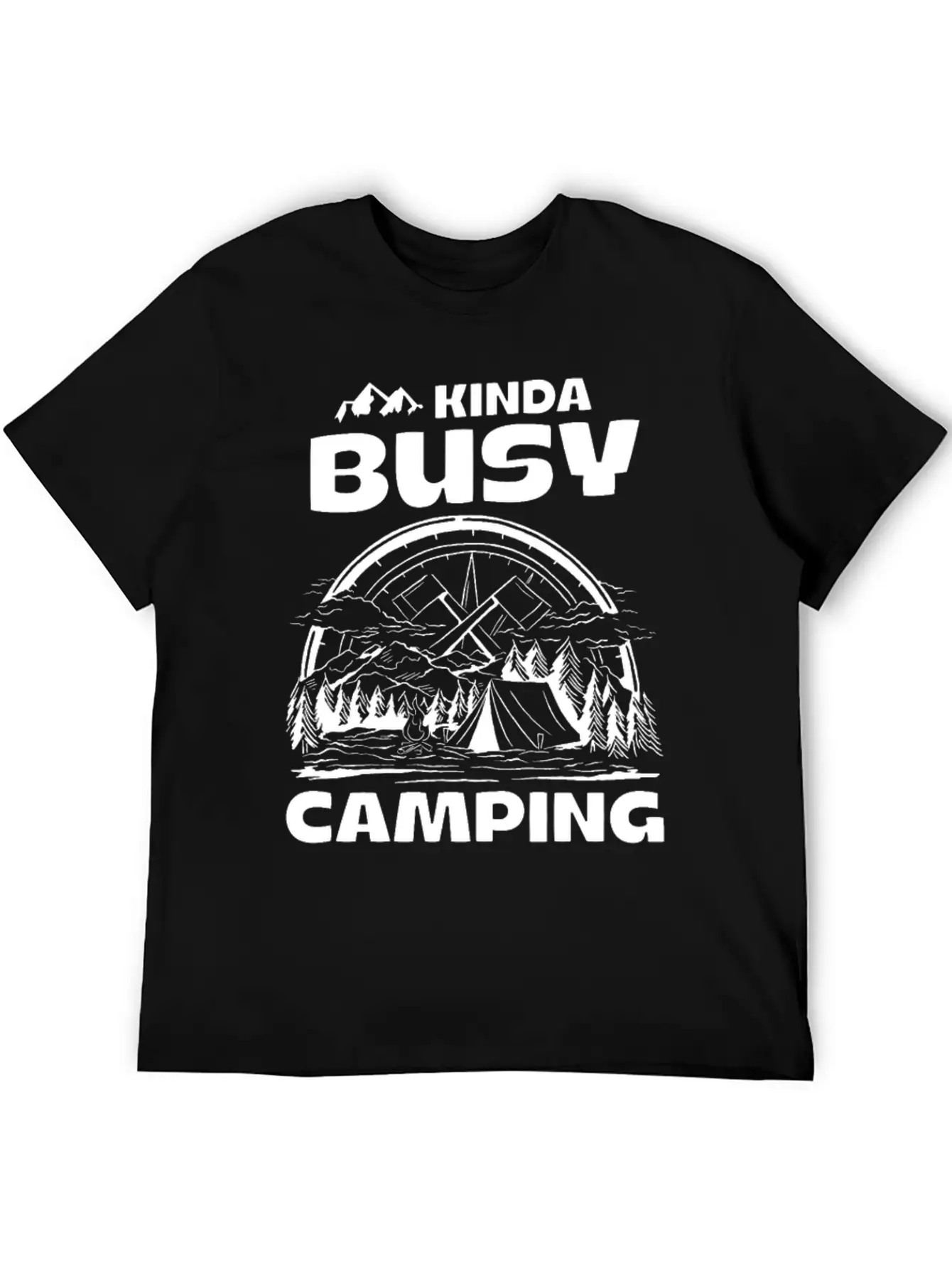 Camping Timeless Short Sleeve Tee – Comfy And Minimalist Design