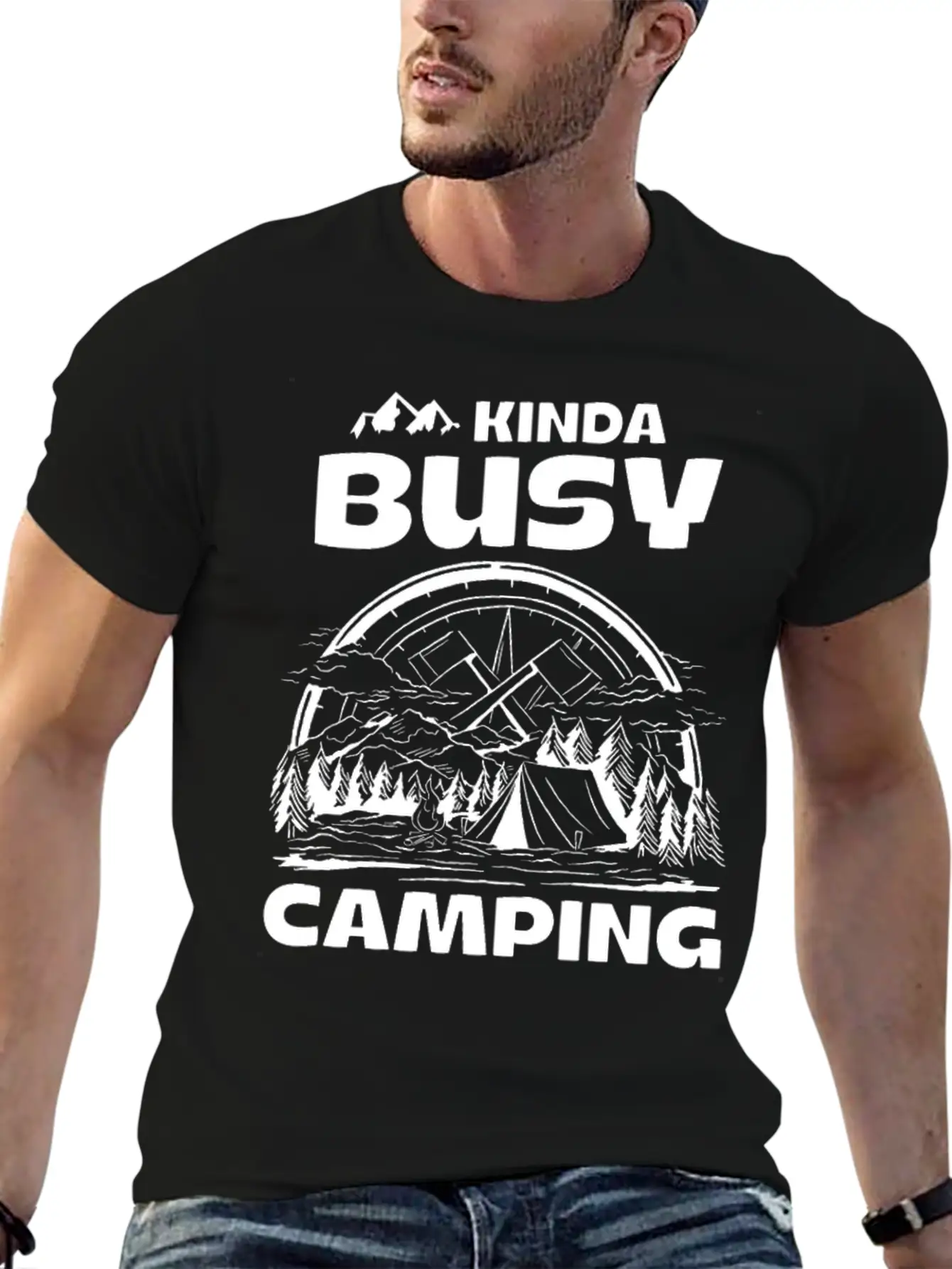 Camping Timeless Short Sleeve Tee – Comfy And Minimalist Design