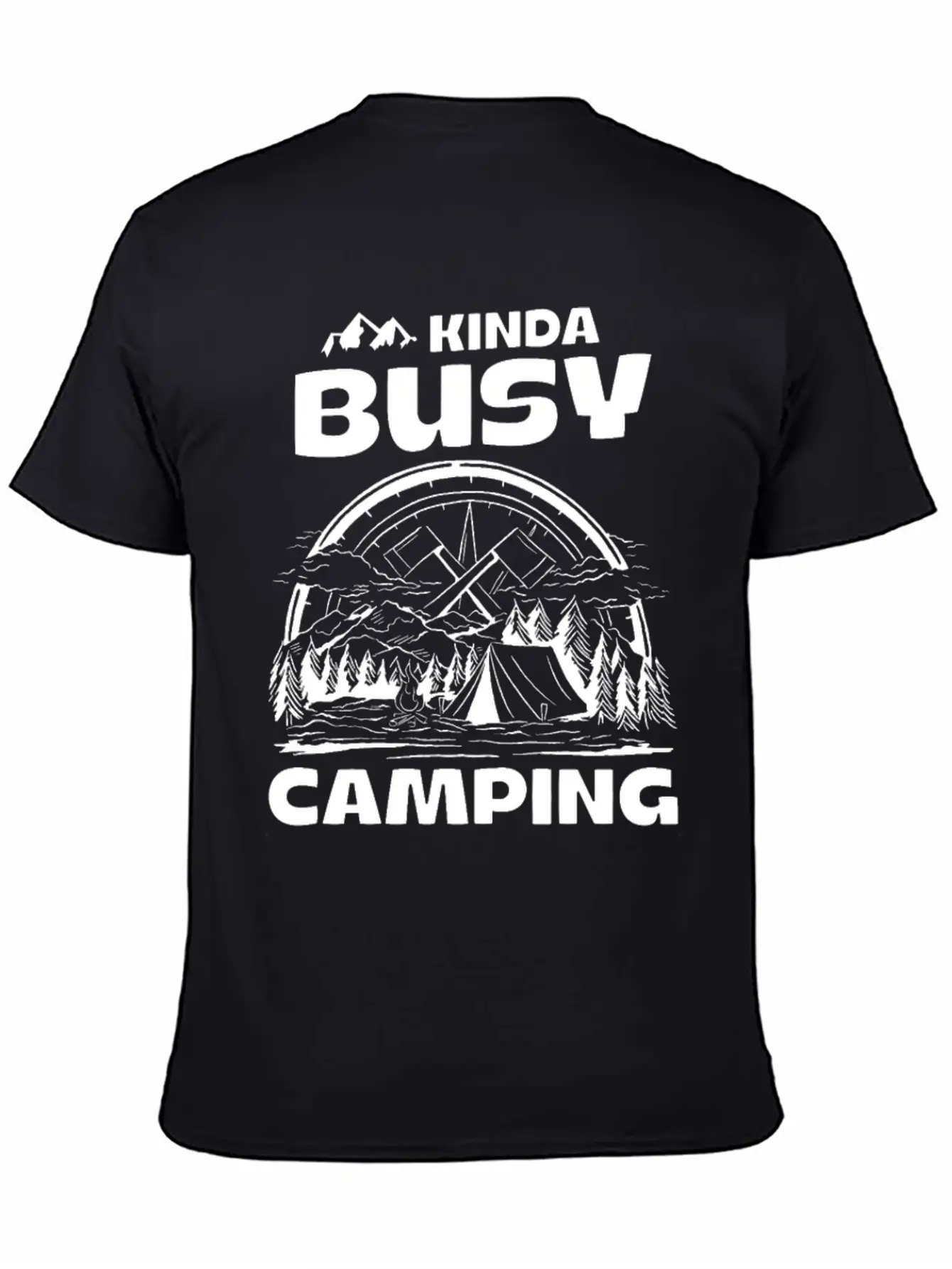 Camping Timeless Short Sleeve Tee – Comfy And Minimalist Design
