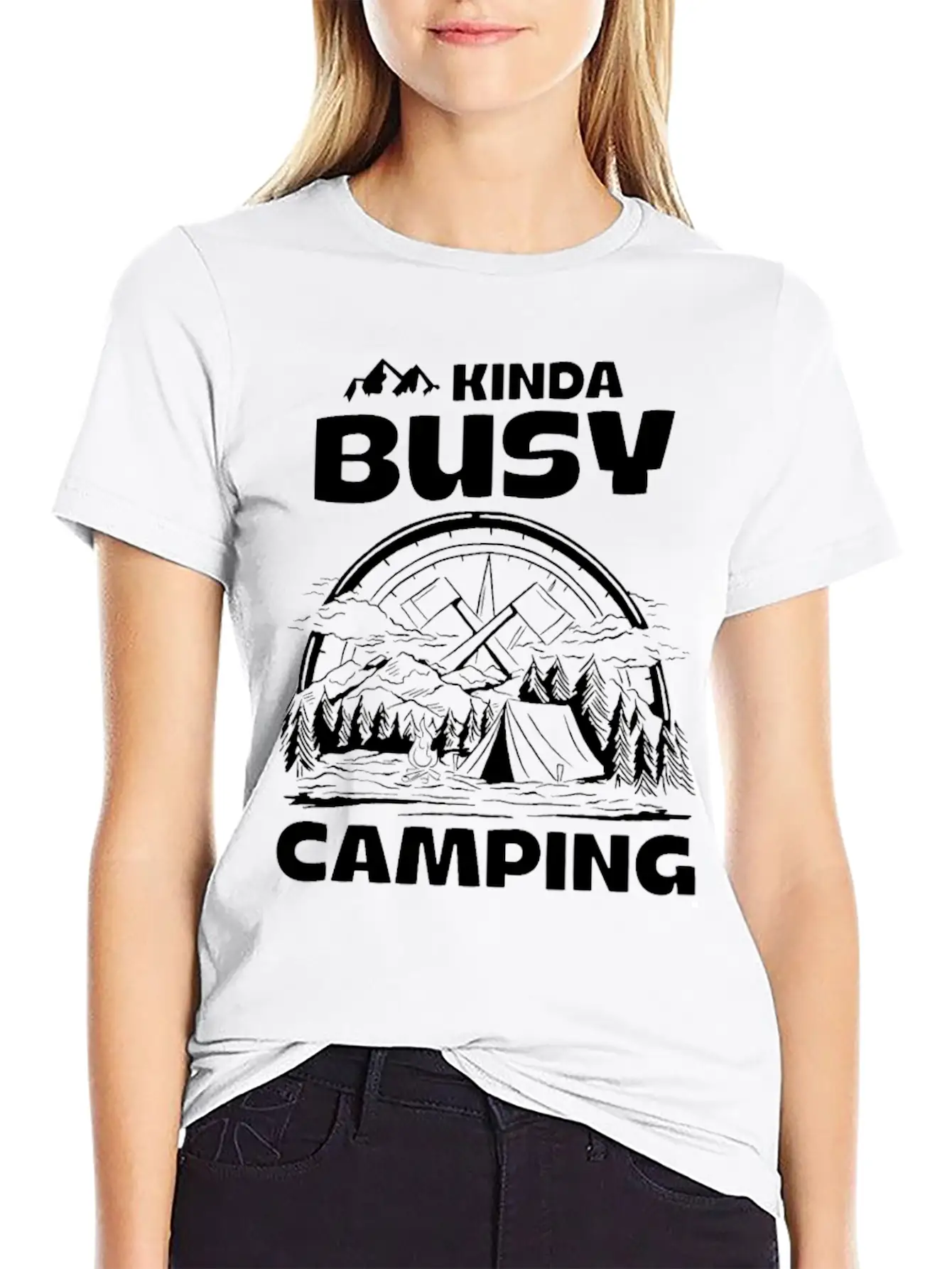 Camping Timeless Short Sleeve Tee – Comfy And Minimalist Design
