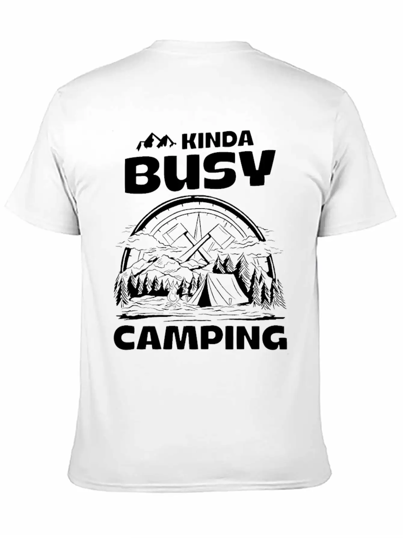 Camping Timeless Short Sleeve Tee – Comfy And Minimalist Design