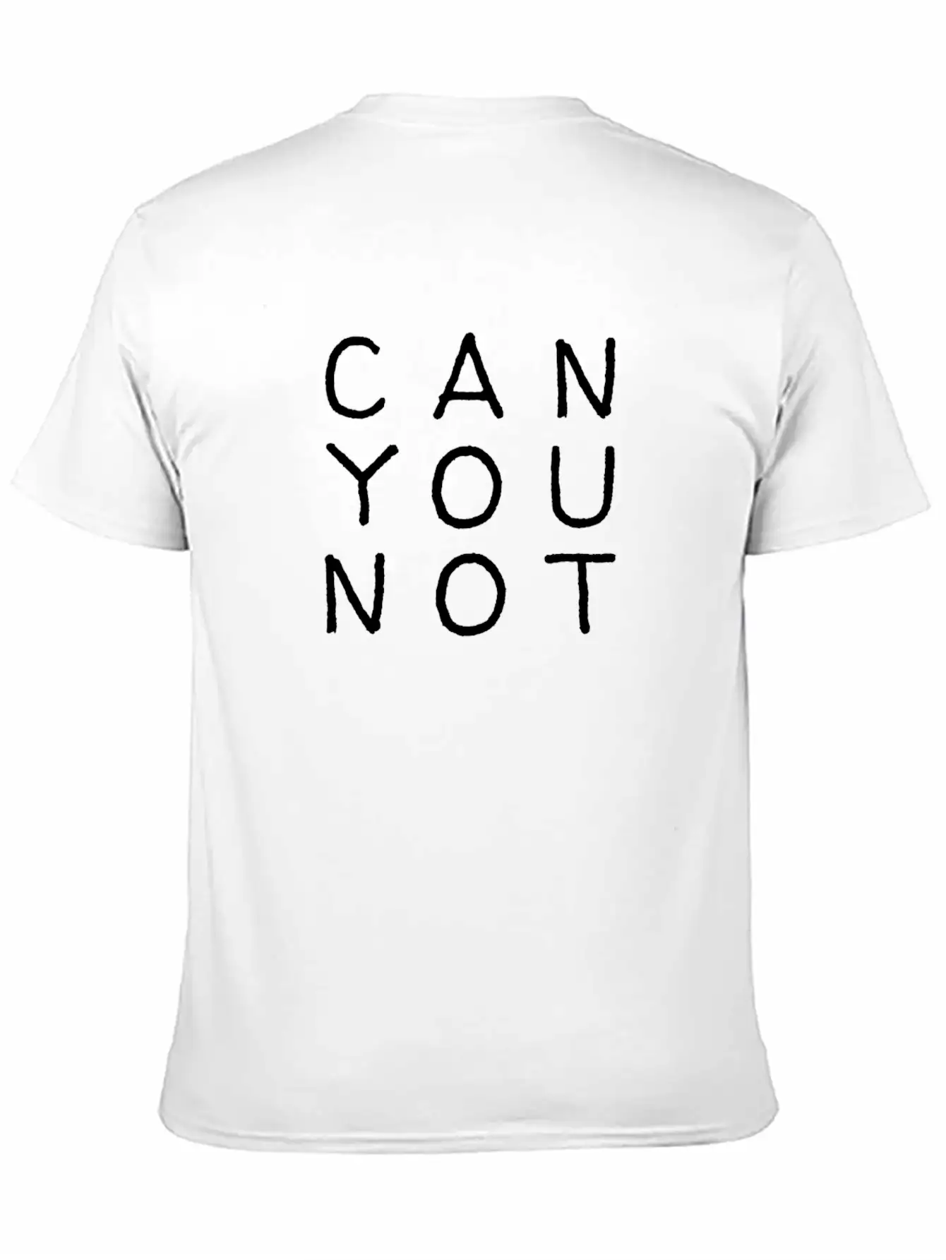 Can You Not Funny Sarcastic Unisex Short Sleeve Soft Cotton T-Shirt – Casual Everyday Wear
