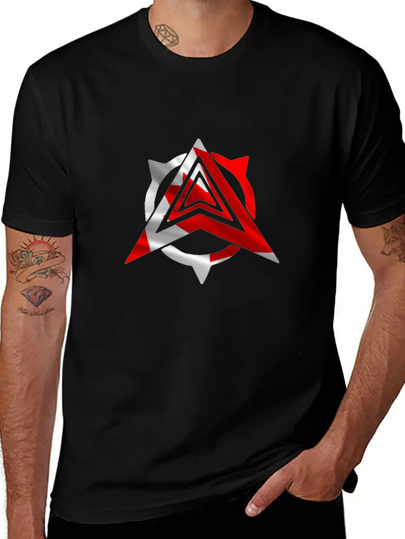 Canada Flag Stylish Everyday T-Shirt – Unisex Basic Cotton Tee