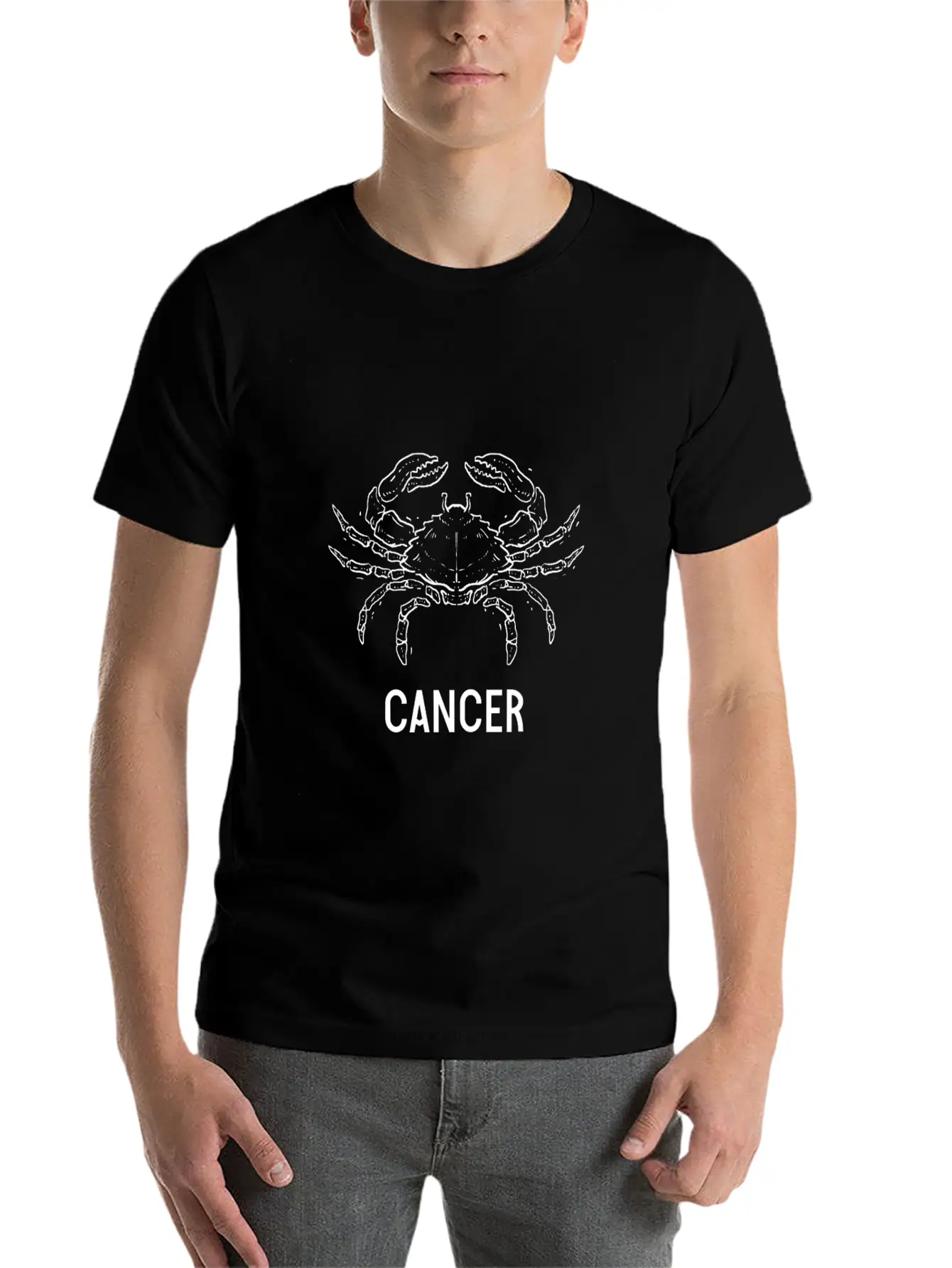 Cancer Astrology Birthday Gift Zodiac Signs Comfortable Minimalist Graphic Tee – Summer Style Essential