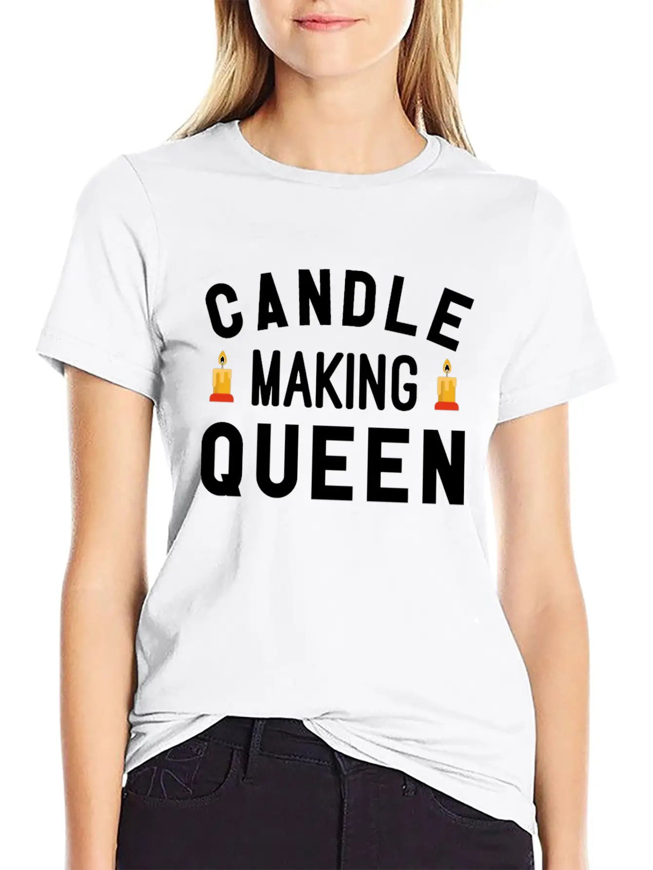 Candle Making Queen Wax Candle Maker Timeless Short Sleeve Tee – Comfy And Minimalist Design