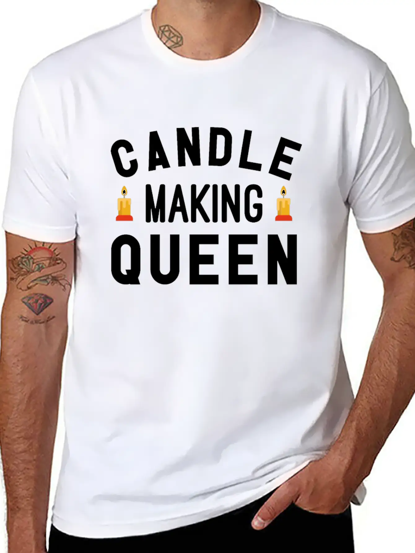Candle Making Queen Wax Candle Maker Timeless Short Sleeve Tee – Comfy And Minimalist Design