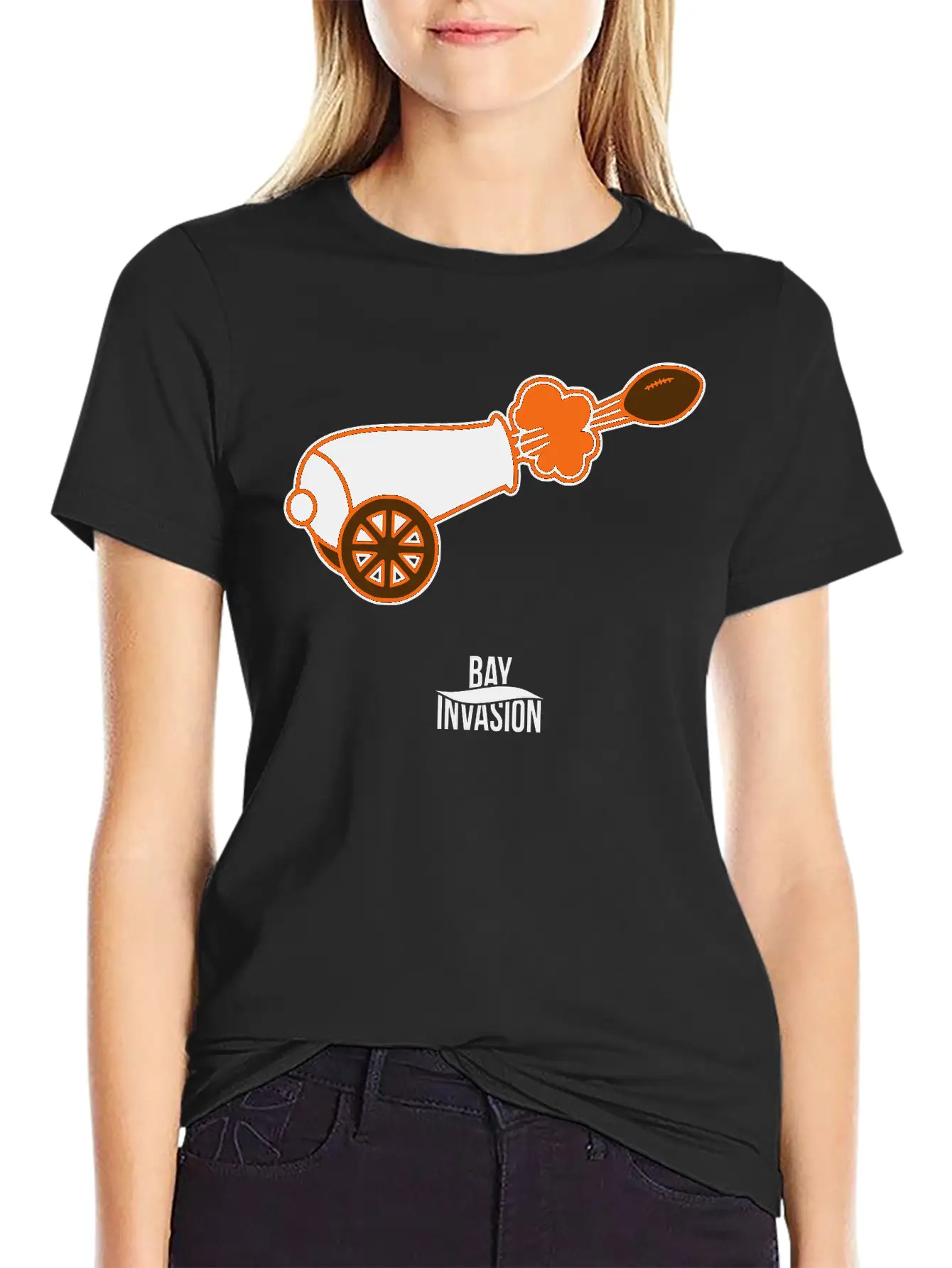 Cannon Fire - Tampa Bay Football - Bay Invasion Unisex Short Sleeve Soft Cotton T-Shirt – Casual Everyday Wear