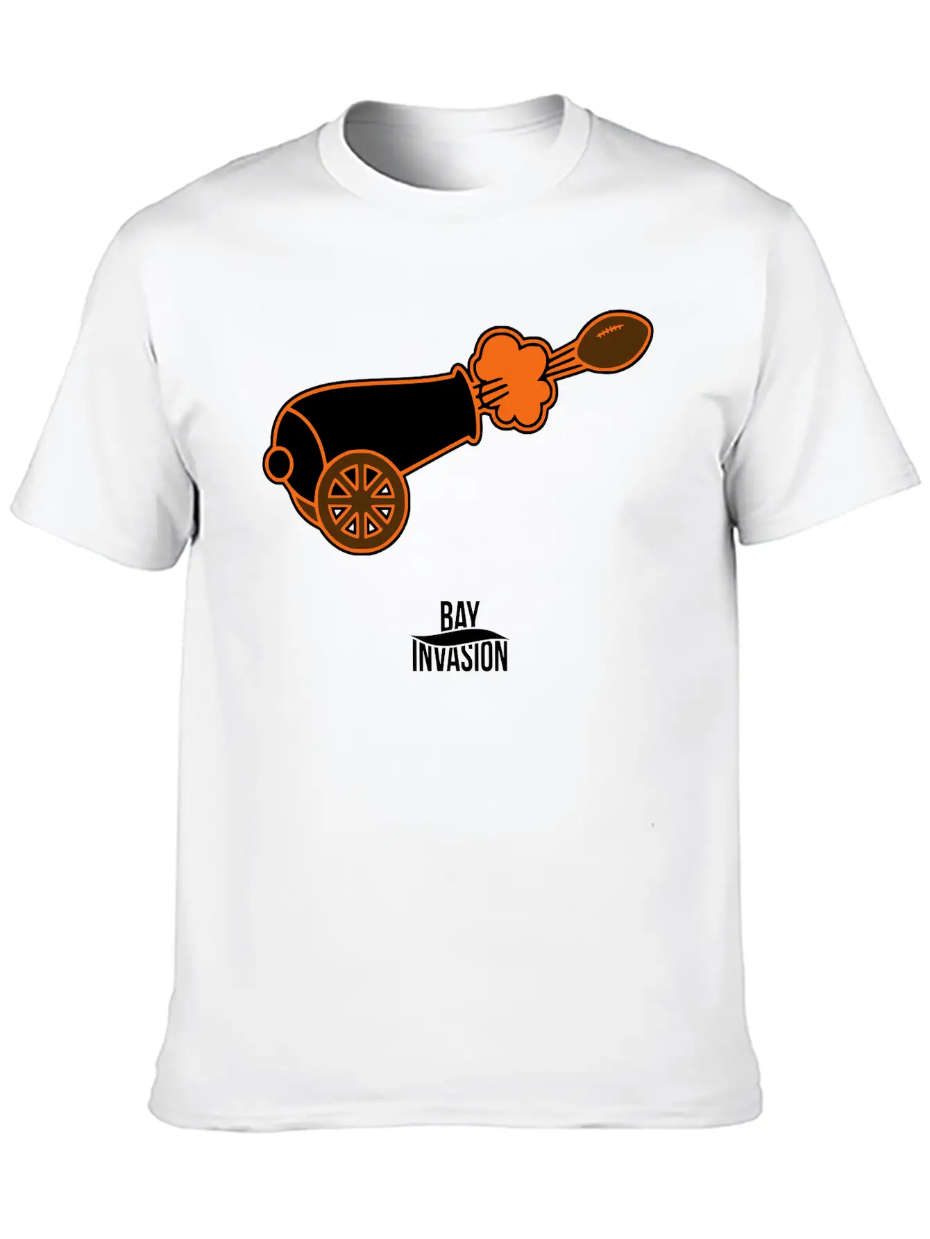 Cannon Fire - Tampa Bay Football - Bay Invasion Unisex Short Sleeve Soft Cotton T-Shirt – Casual Everyday Wear