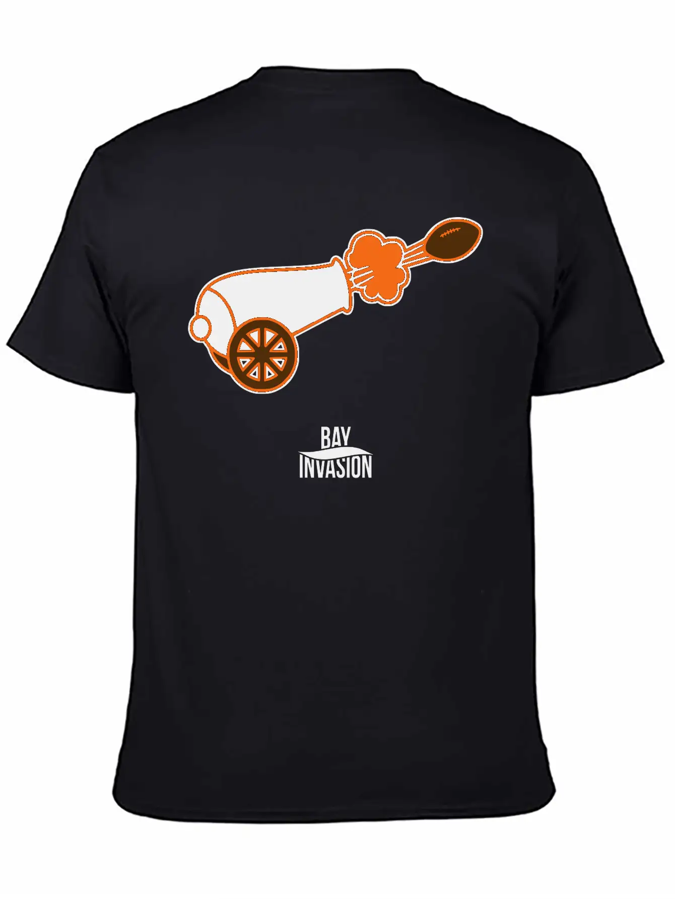 Cannon Fire - Tampa Bay Football - Bay Invasion Unisex Short Sleeve Soft Cotton T-Shirt – Casual Everyday Wear