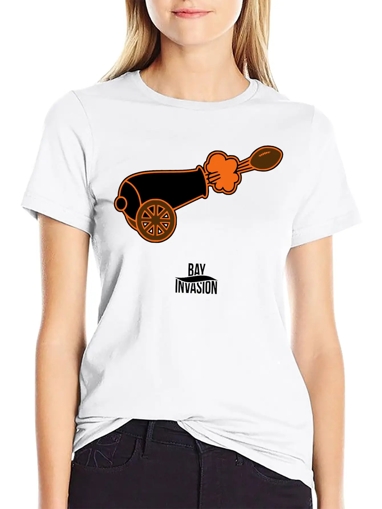 Cannon Fire - Tampa Bay Football - Bay Invasion Unisex Short Sleeve Soft Cotton T-Shirt – Casual Everyday Wear