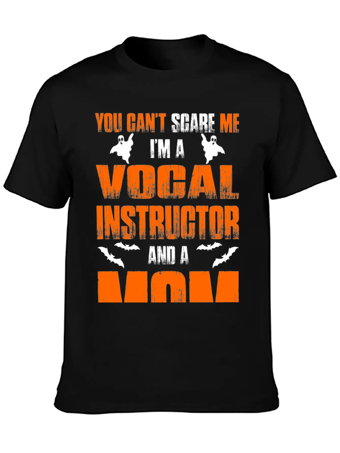 Cant Scare Vocal Instructor And A Mom T-shirt Unisex Short Sleeve Soft Cotton T-Shirt – Casual Everyday Wear