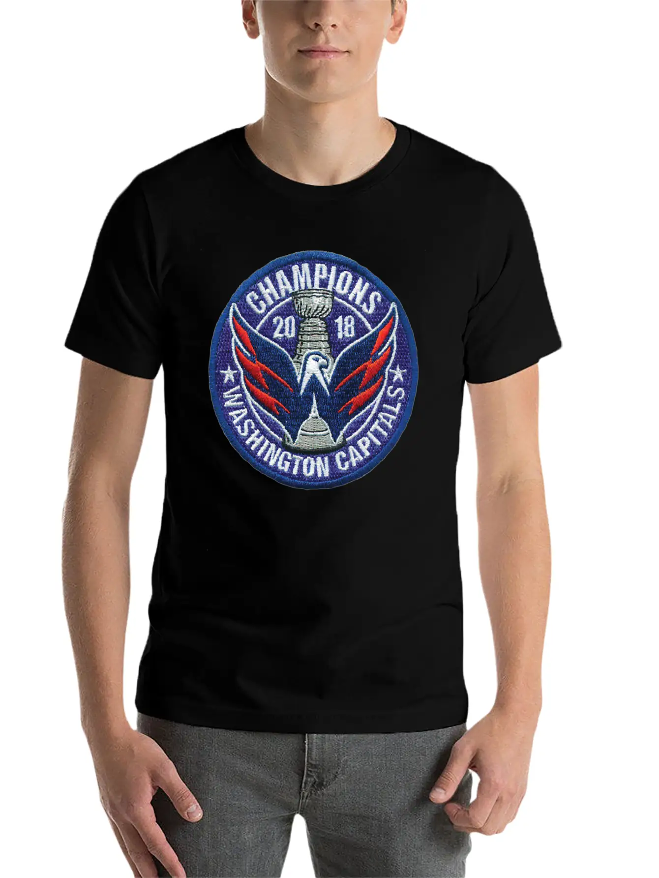 Capital's Championship Gear Unisex Short Sleeve Soft Cotton T-Shirt – Casual Everyday Wear