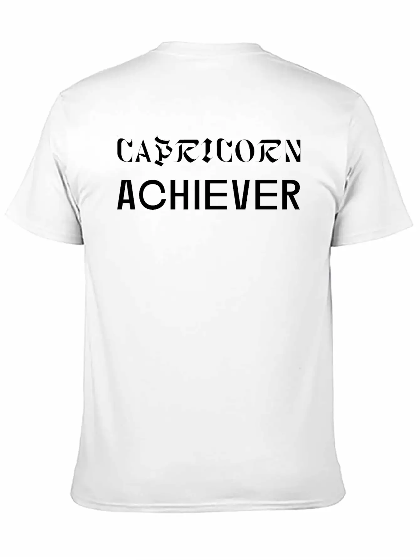 Capricorn Achiever Unisex Short Sleeve Soft Cotton T-Shirt – Casual Everyday Wear