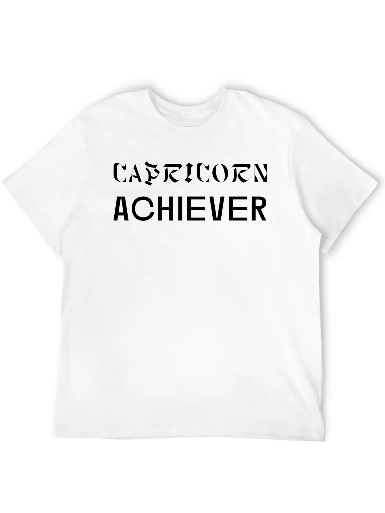 Capricorn Achiever Unisex Short Sleeve Soft Cotton T-Shirt – Casual Everyday Wear