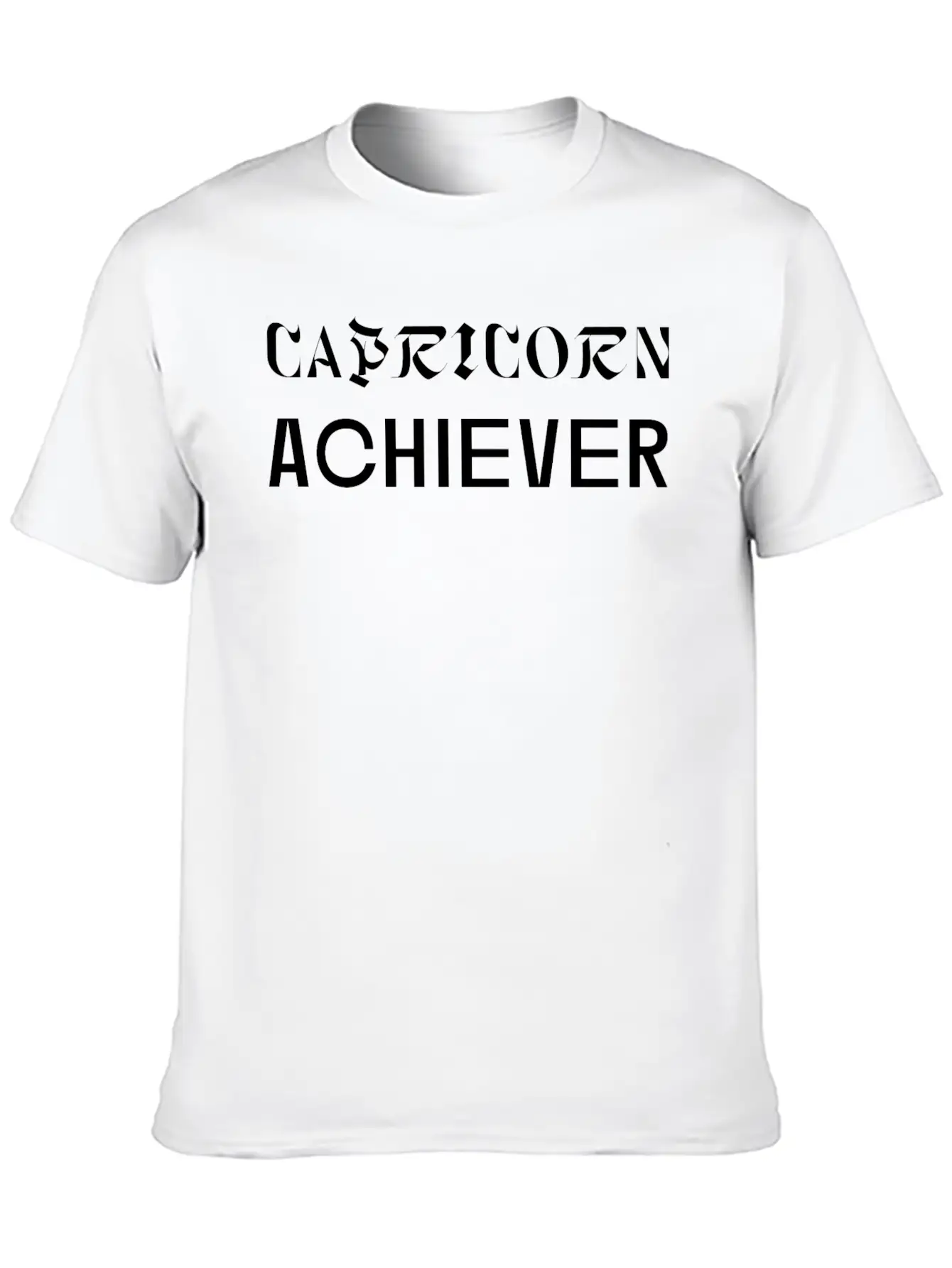 Capricorn Achiever Unisex Short Sleeve Soft Cotton T-Shirt – Casual Everyday Wear