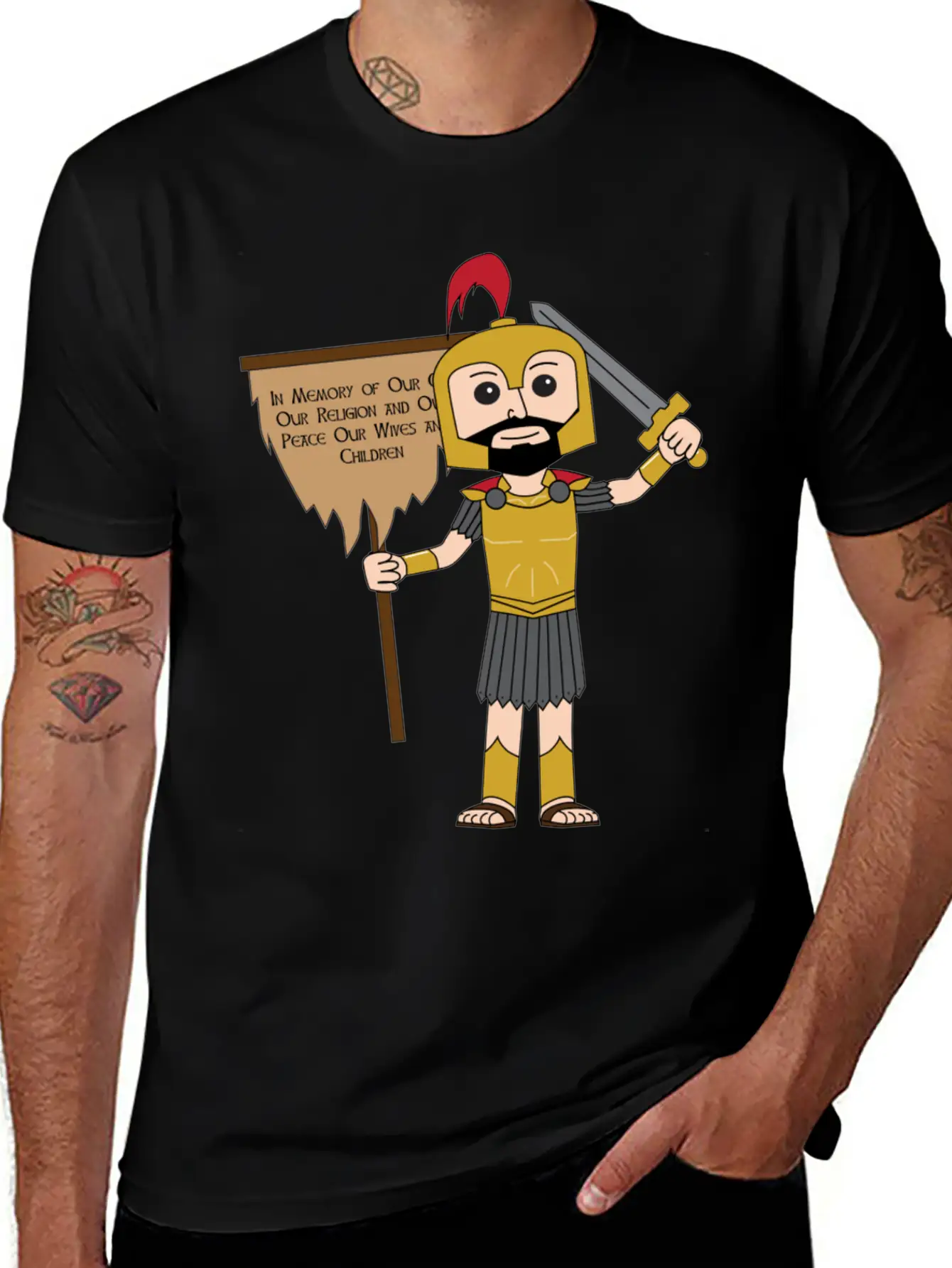 Captain Moroni With Title Of Liberty Essential Unisex Summer Tee – Soft Cotton Casual Fit