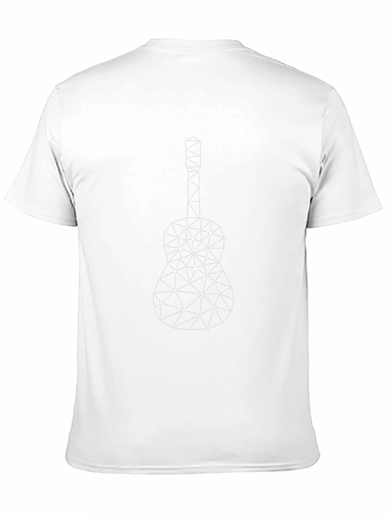 Geometric Guitar Black T-Shirt