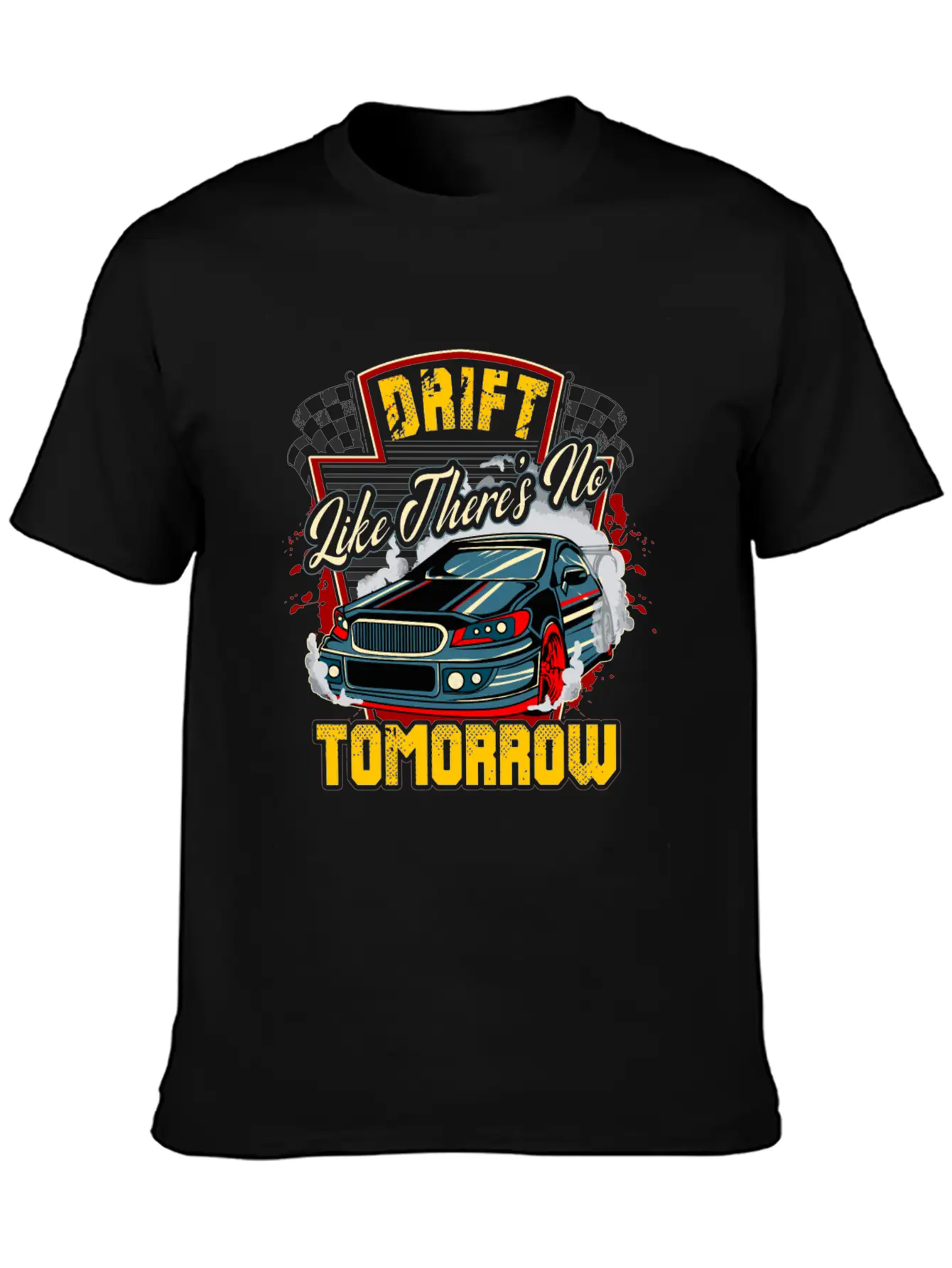 Car Drifting Competition Quote Muscle Cars For Men Stylish Everyday T-Shirt – Unisex Basic Cotton Tee