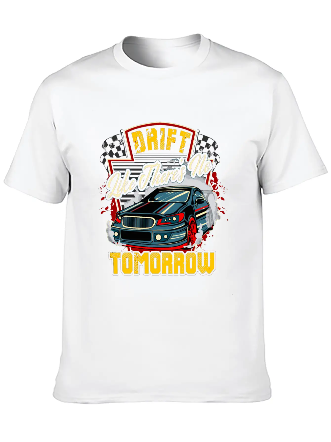 Car Drifting Competition Quote Muscle Cars For Men Stylish Everyday T-Shirt – Unisex Basic Cotton Tee