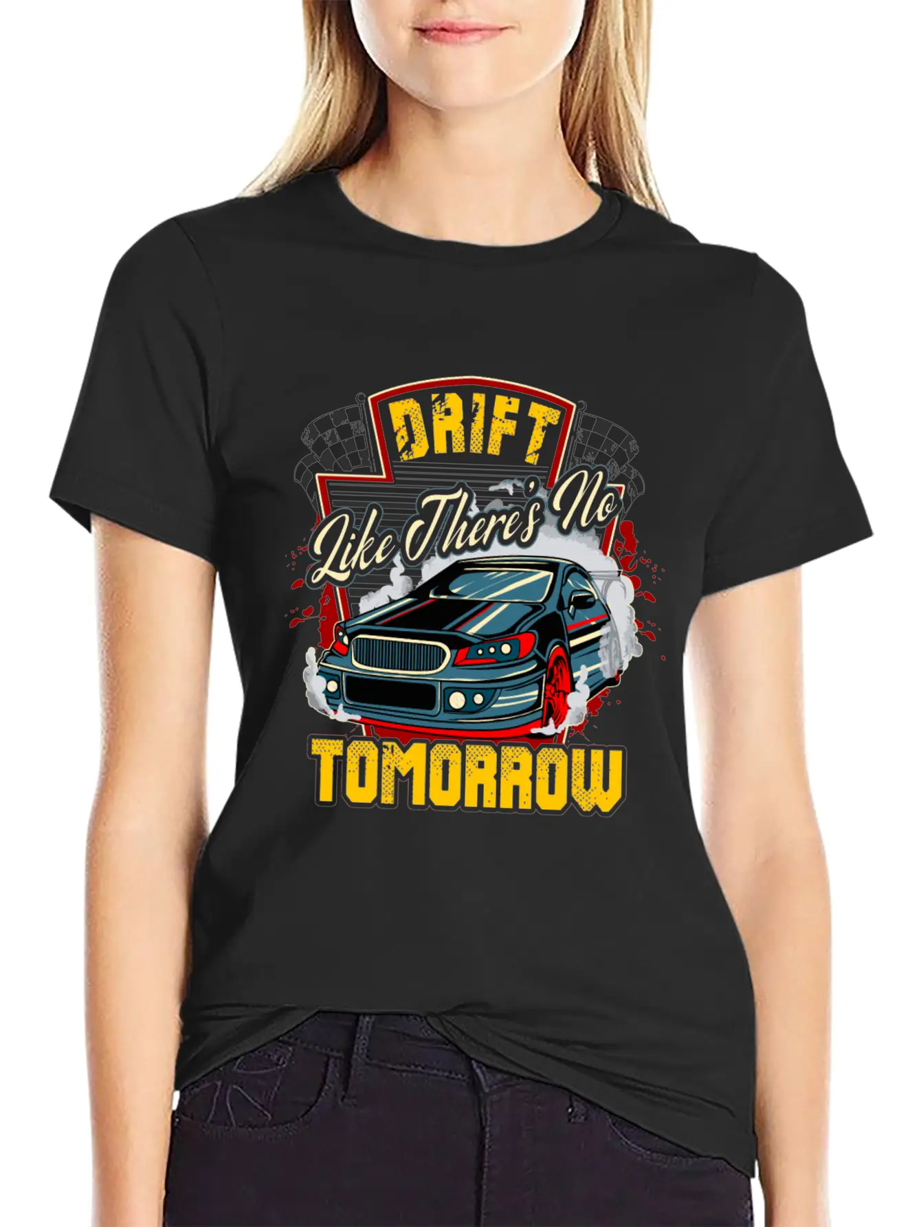Car Drifting Competition Quote Muscle Cars For Men Stylish Everyday T-Shirt – Unisex Basic Cotton Tee
