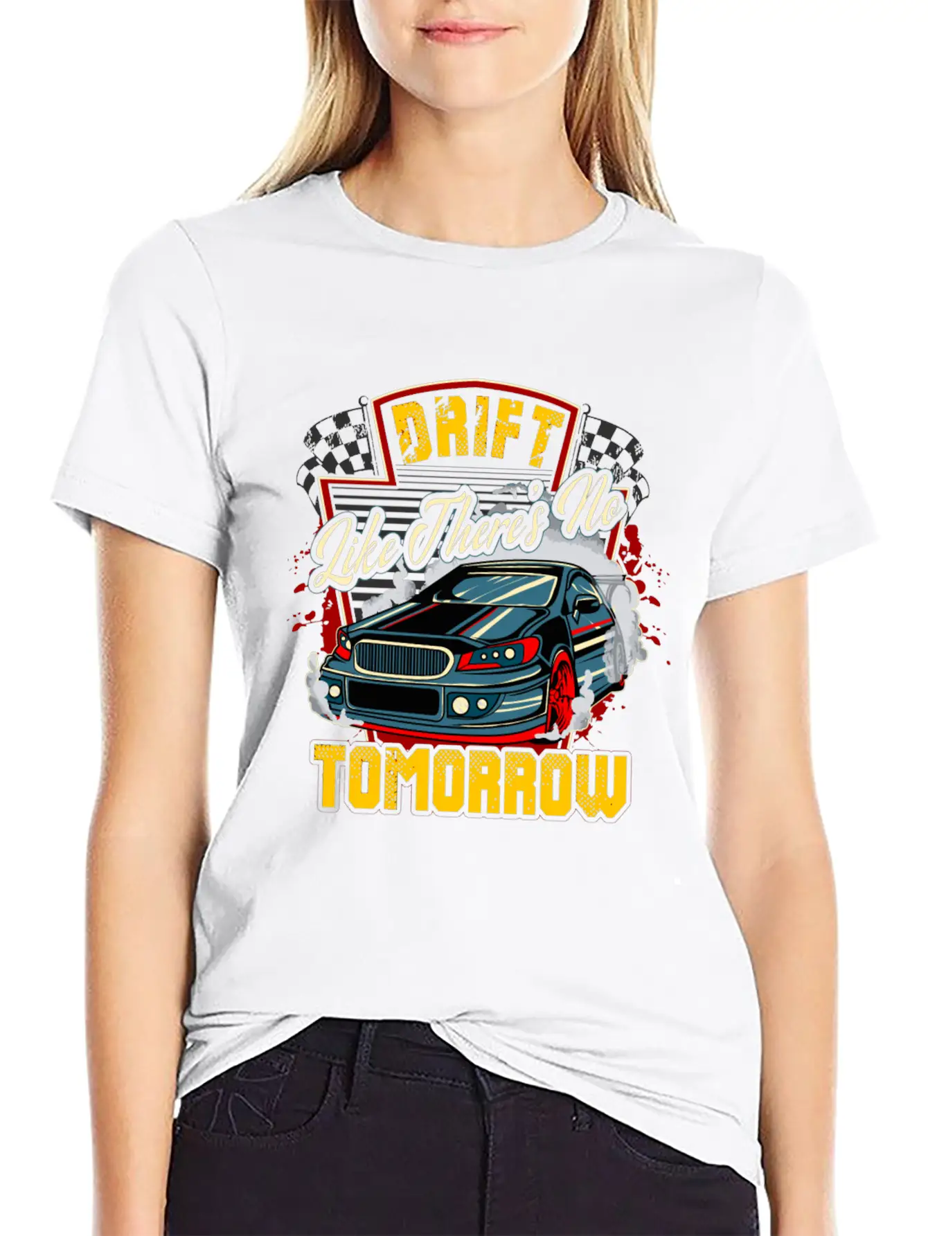 Car Drifting Competition Quote Muscle Cars For Men Stylish Everyday T-Shirt – Unisex Basic Cotton Tee
