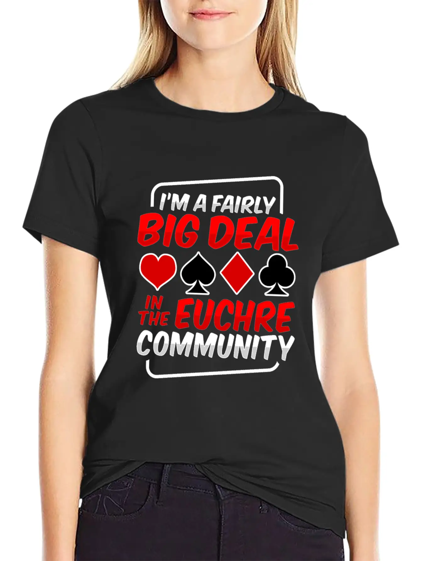 Card Game Euchre Tournament Design For A Euchre Unisex Short Sleeve Soft Cotton T-Shirt – Casual Everyday Wear