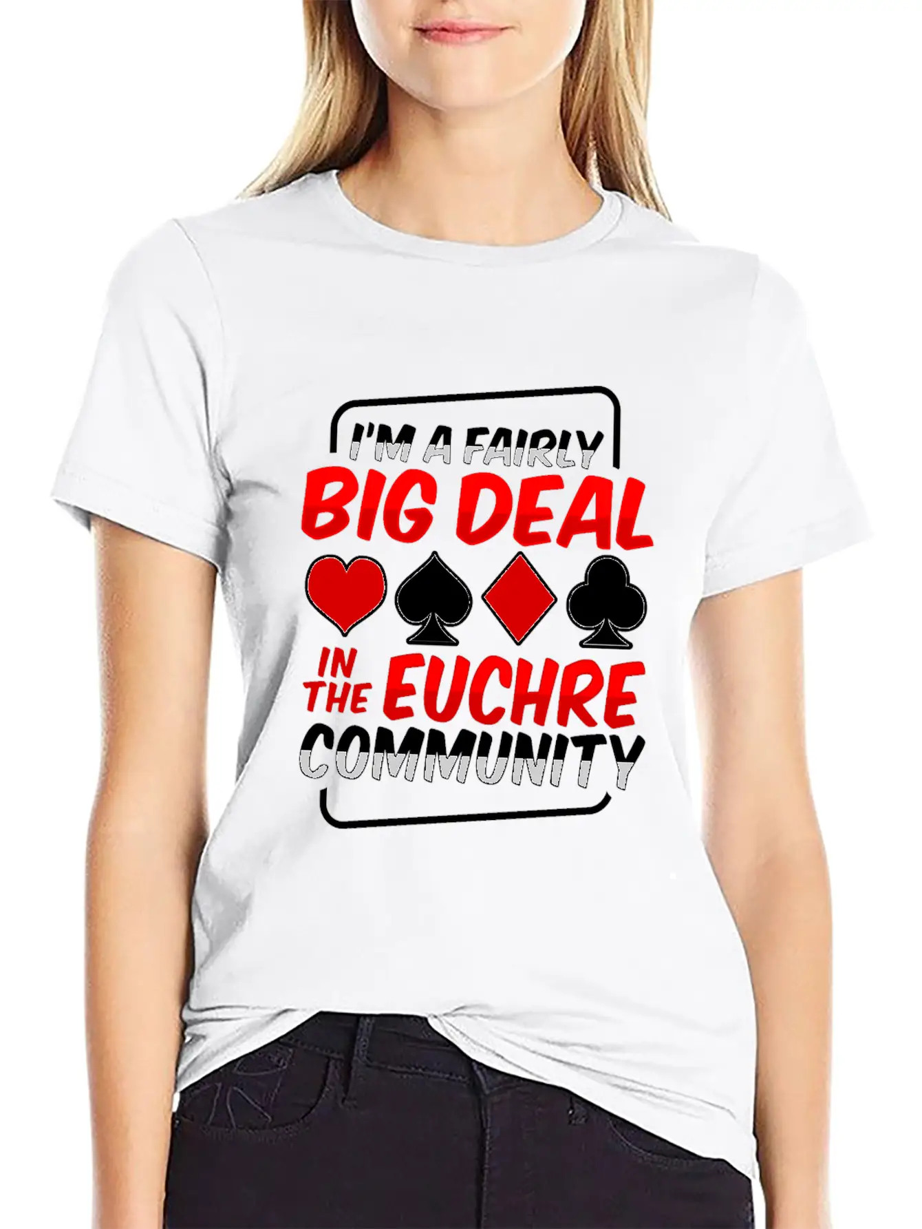 Card Game Euchre Tournament Design For A Euchre Unisex Short Sleeve Soft Cotton T-Shirt – Casual Everyday Wear